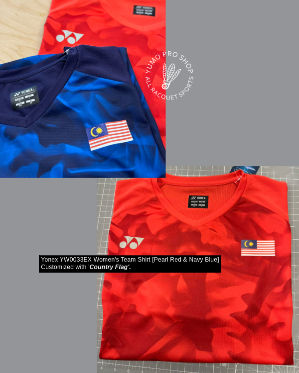 Yonex YM0033EX Men's Crew Neck Team Shirt - Breathable Performance Tennis & Badminton Jersey for Sports & Training - Perfect for Gym, Club Matches & Casual Wear
