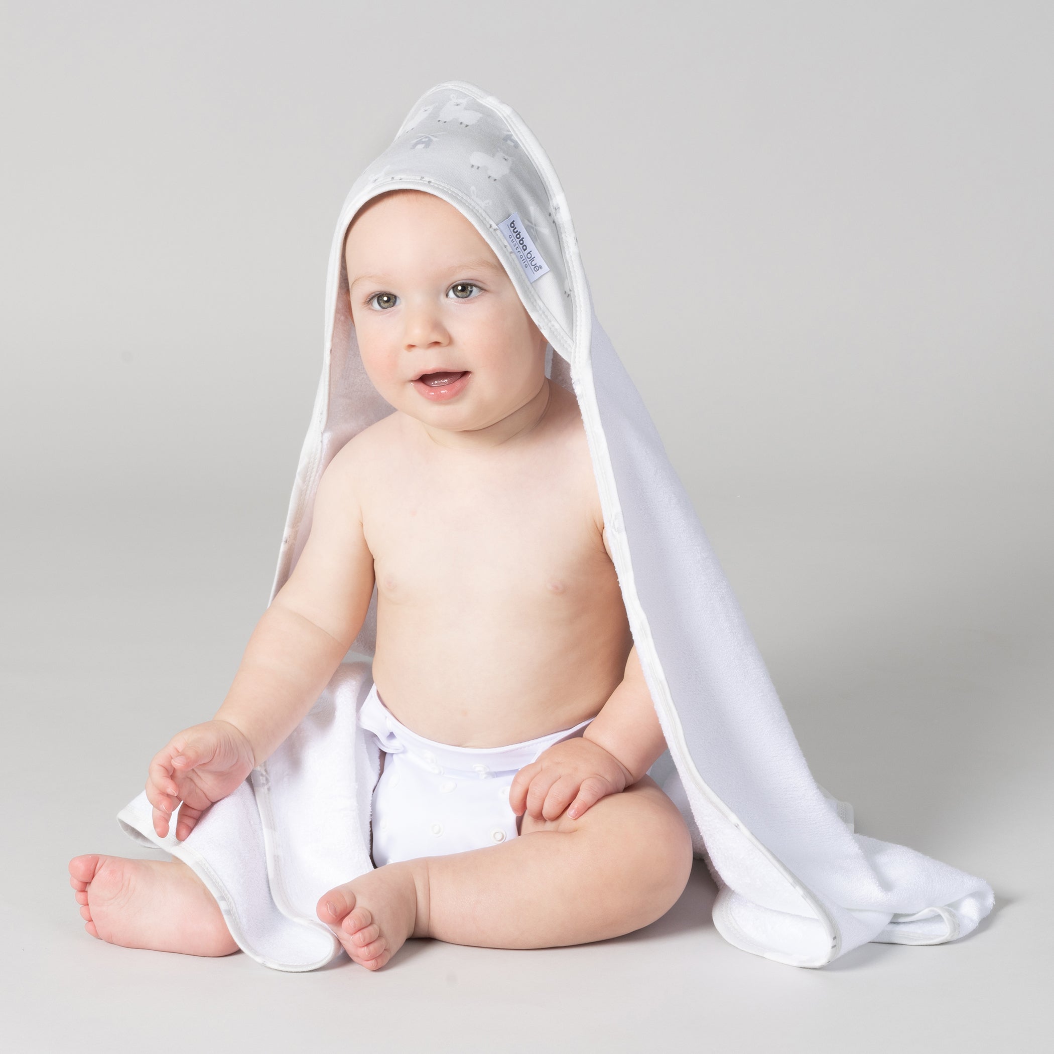 Premium 2-Pack Hooded Baby Towel Set - Soft Blush & Grey for Newborns, Infants & Toddlers | Perfect for Bath Time, Swimming, Beach Trips & Nursery Essentials