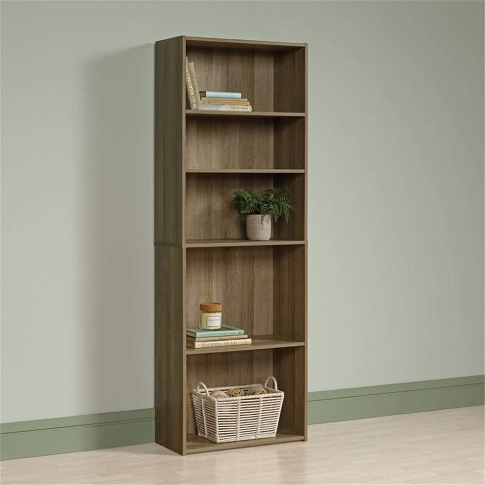 Home Square 3-Piece Oak Furniture Set with 2 Bookcases & Computer Desk - Perfect for Home Office, Study Room & Small Spaces