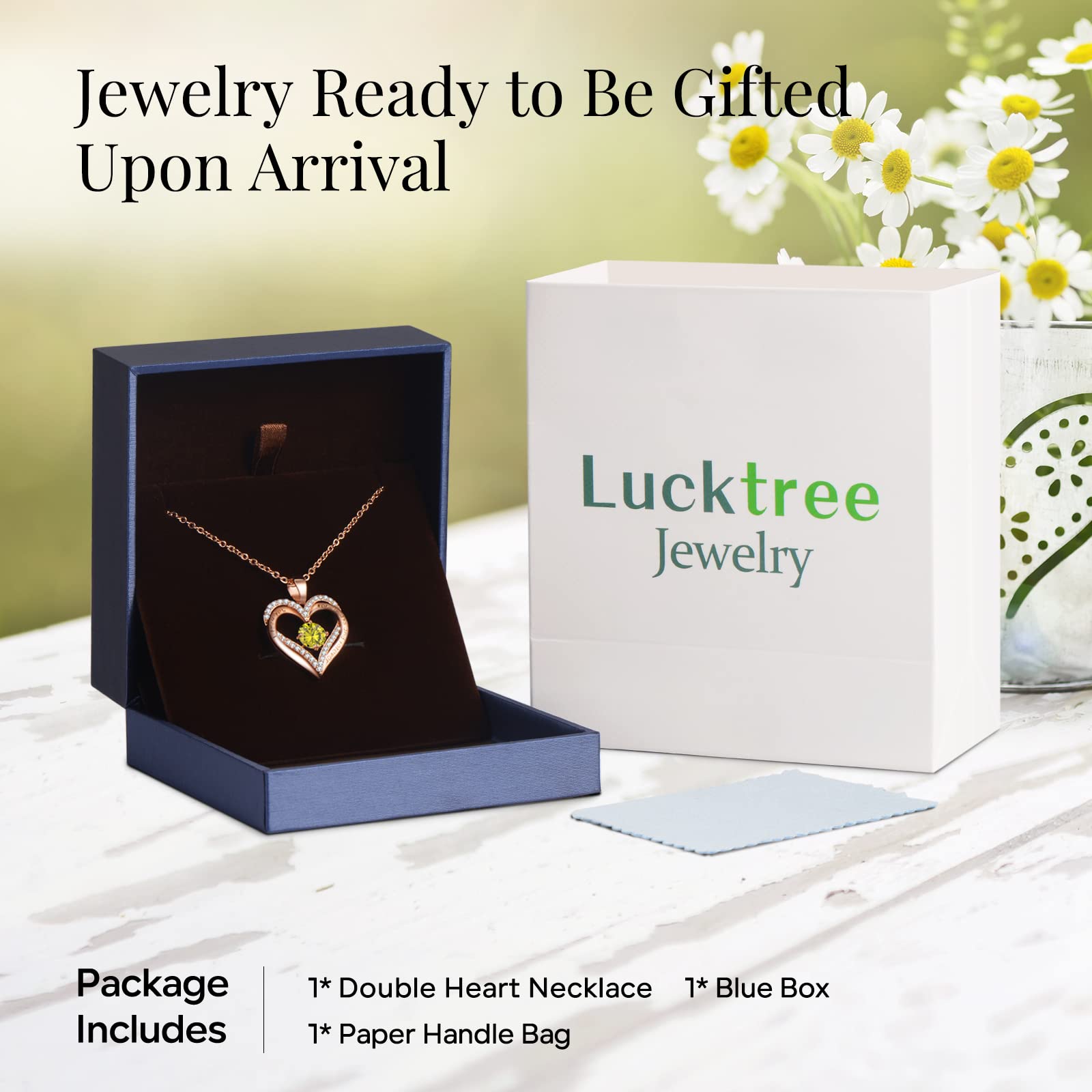 18K Rose Gold Necklace for Women - Elegant Birthday Gift for Wife, Girlfriend, Daughter | Perfect for Anniversary, Mother's Day, Christmas & Valentine's Day | Jewelry for Everyday Wear & Special Occasions