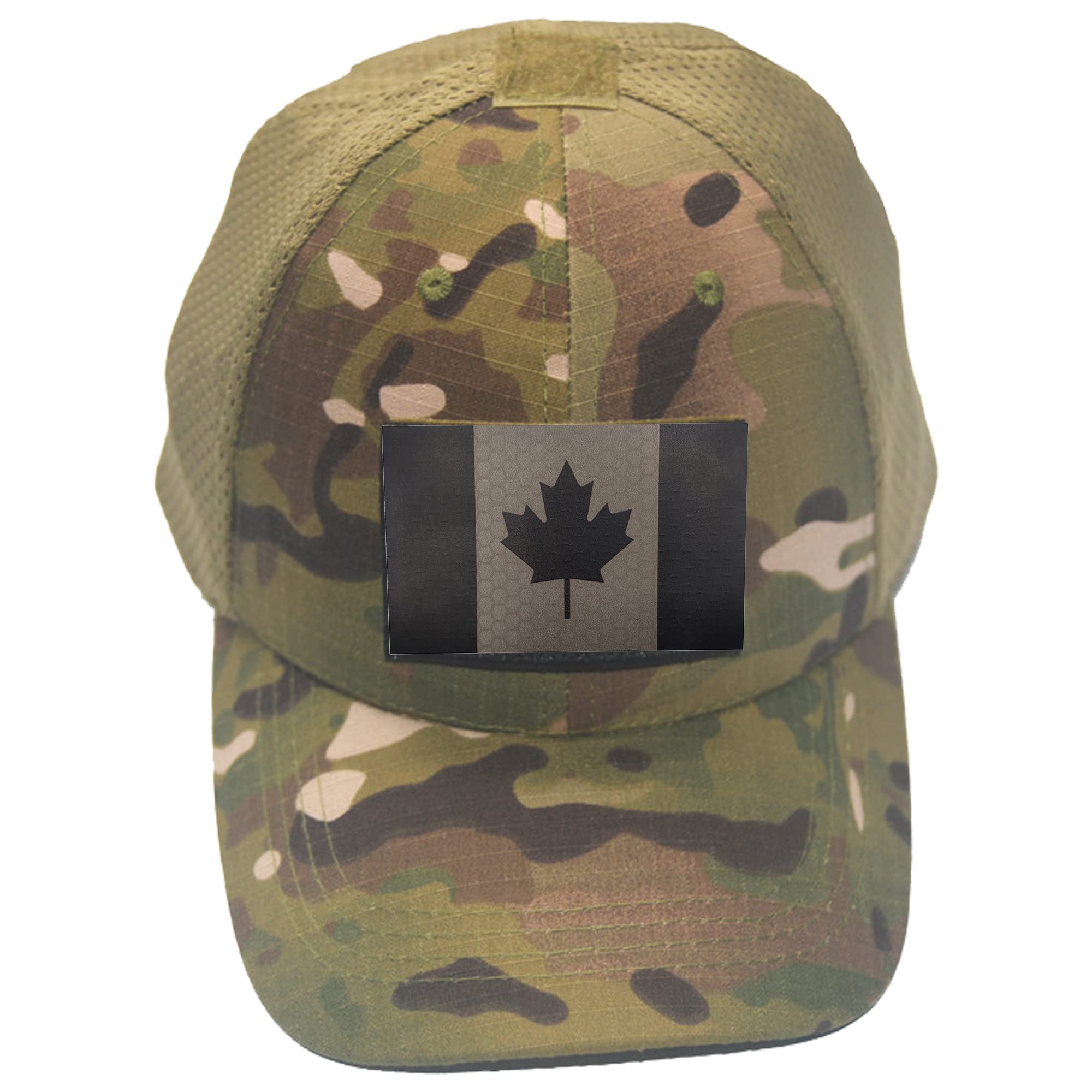 Tactical Infrared Reflective Canada Flag Patches - Military Emblem Badges for Uniforms, Backpacks & Outdoor Gear | Durable Canadian Flags Patch for Military, Police & Outdoor Enthusiasts