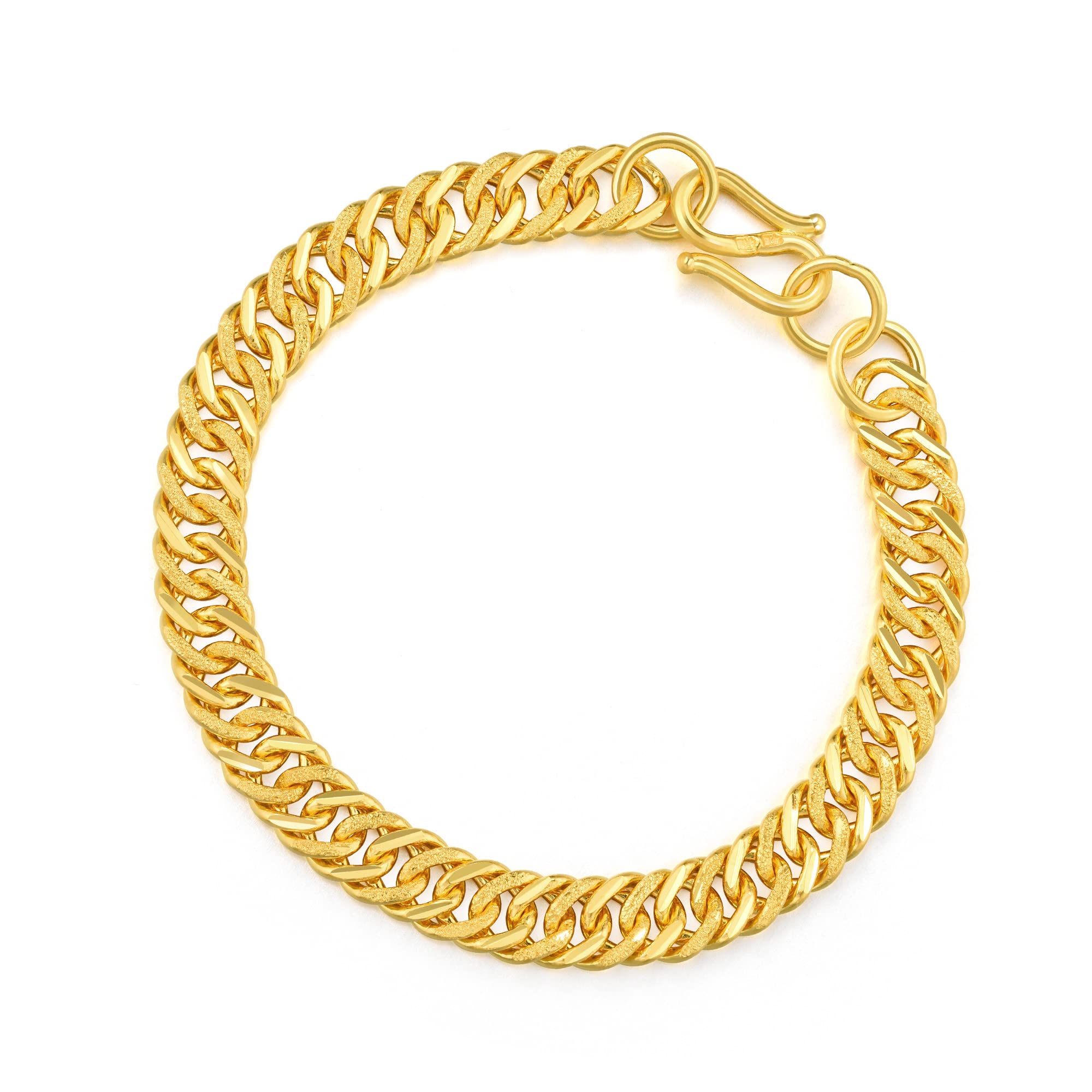 24K Solid Gold Bracelet for Women - 999.9 Pure Gold Chain Bracelet by Chow Sang Sang | Perfect for Everyday Wear, Gifts & Special Occasions