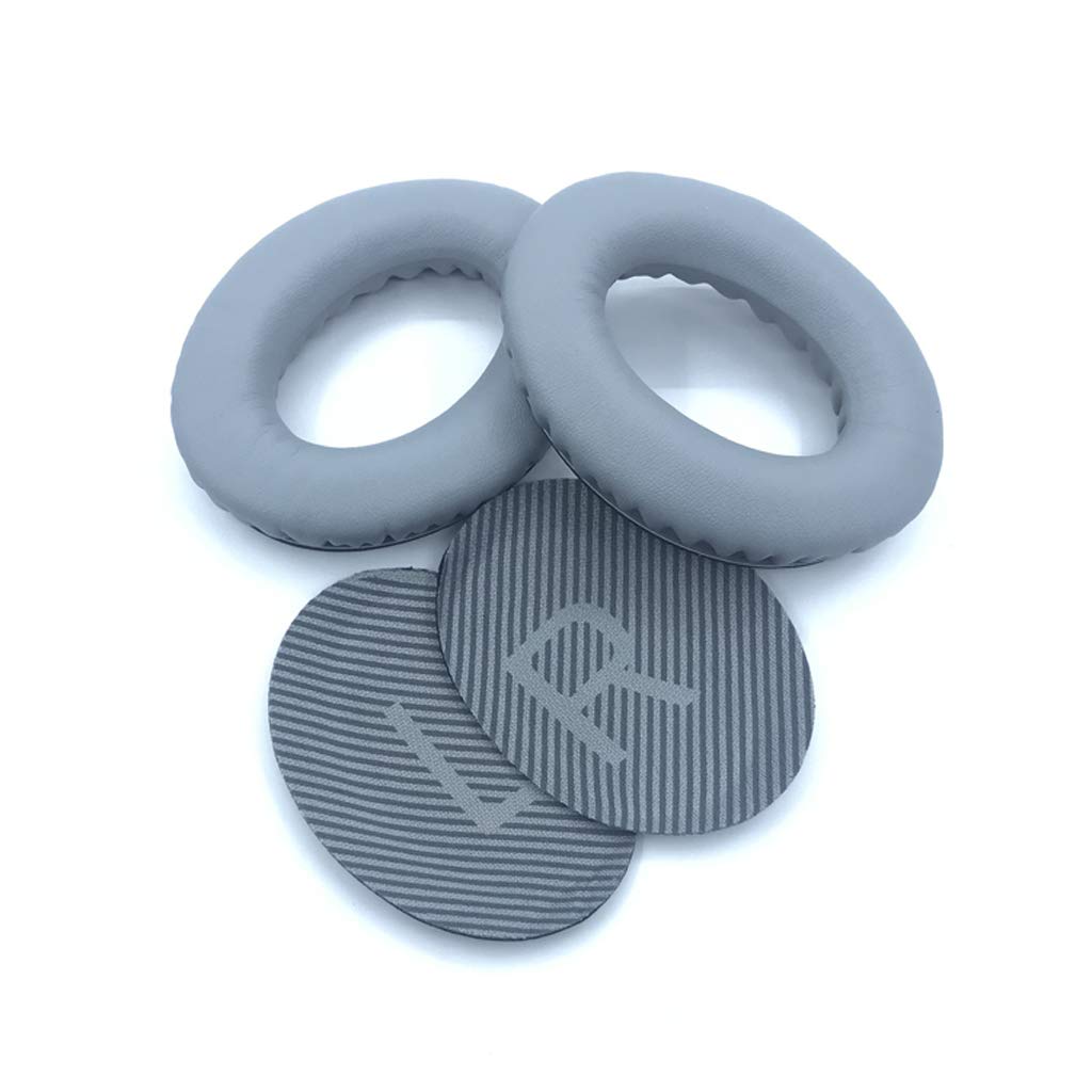 2Pcs Replacement Ear Pads Cushions for Bose QC35 Headphones - Soft Memory Foam Ear Cushions for Noise Isolation & Comfort - Perfect for Gaming, Travel & Office Use