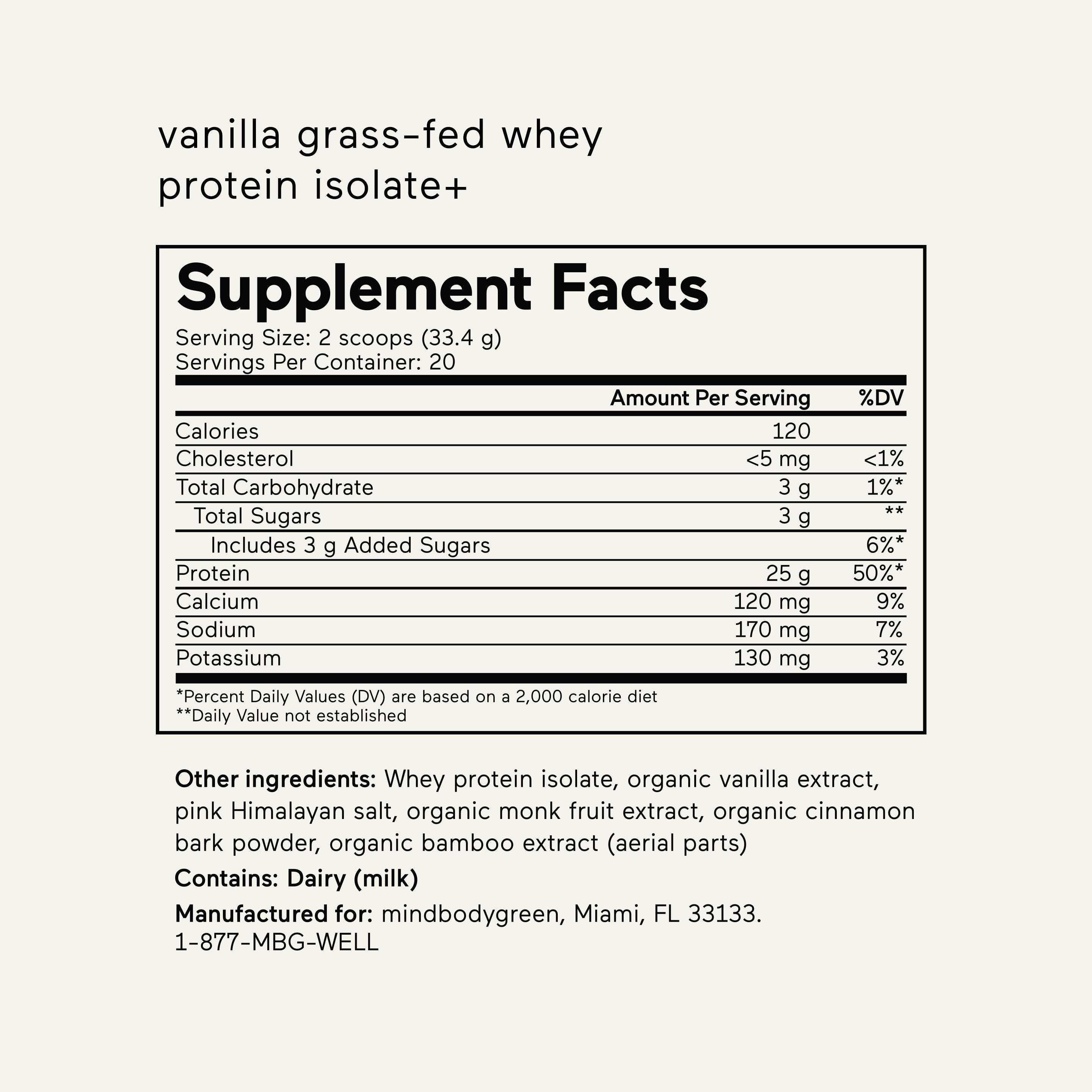 Grass-Fed Whey Protein Isolate Powder | Premium Muscle Recovery Supplement | Ideal for Post-Workout & Fitness Enthusiasts