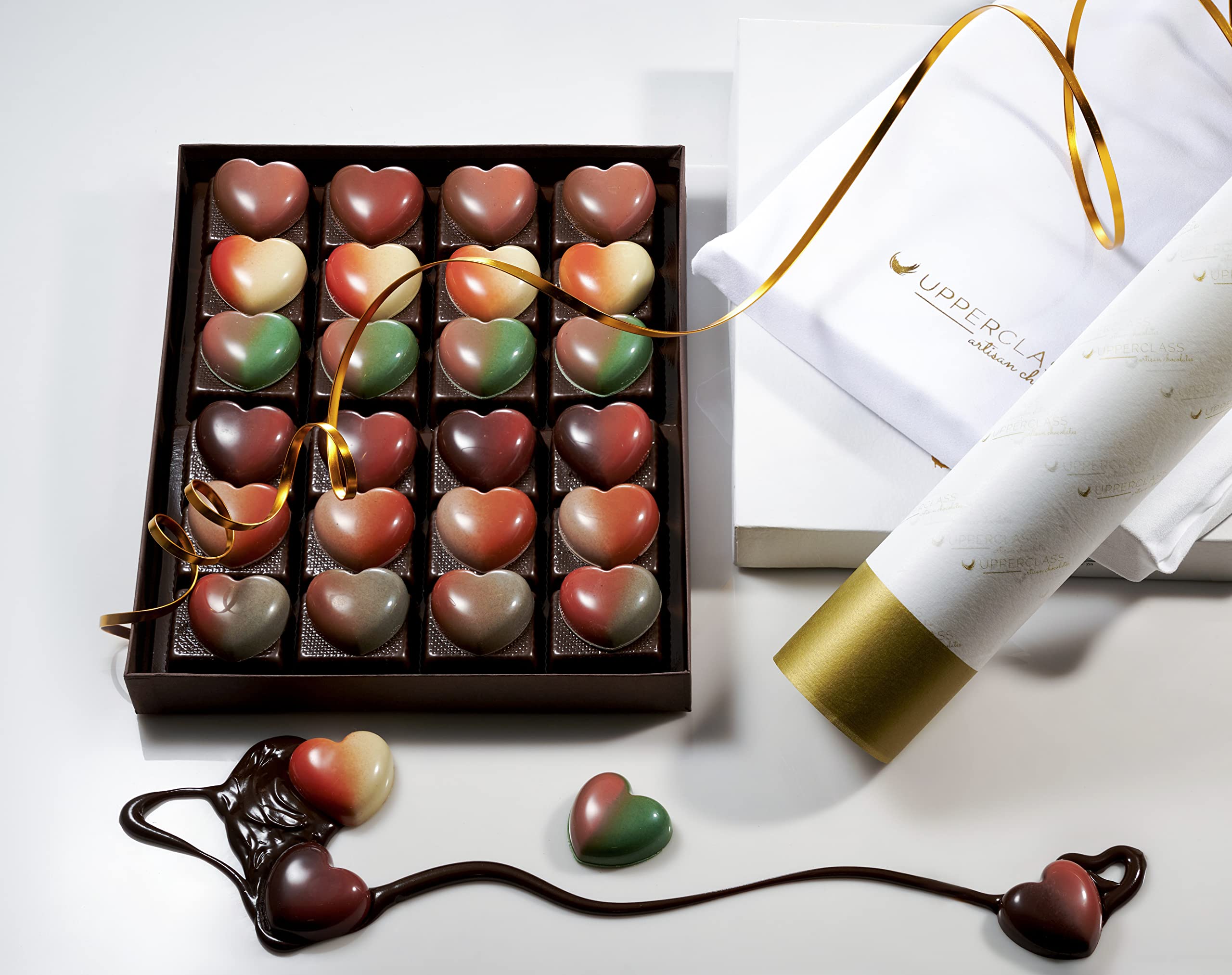 Heart-Shaped Gourmet Chocolate Gift Box - 24-Piece Assorted Milky Chocolates with Unique Flavors | Perfect Valentine's Day, Mother's Day & Birthday Gift for Women, Men & Friends | Premium Holiday Gift Basket for Romantic Occasions & Special Celebrations