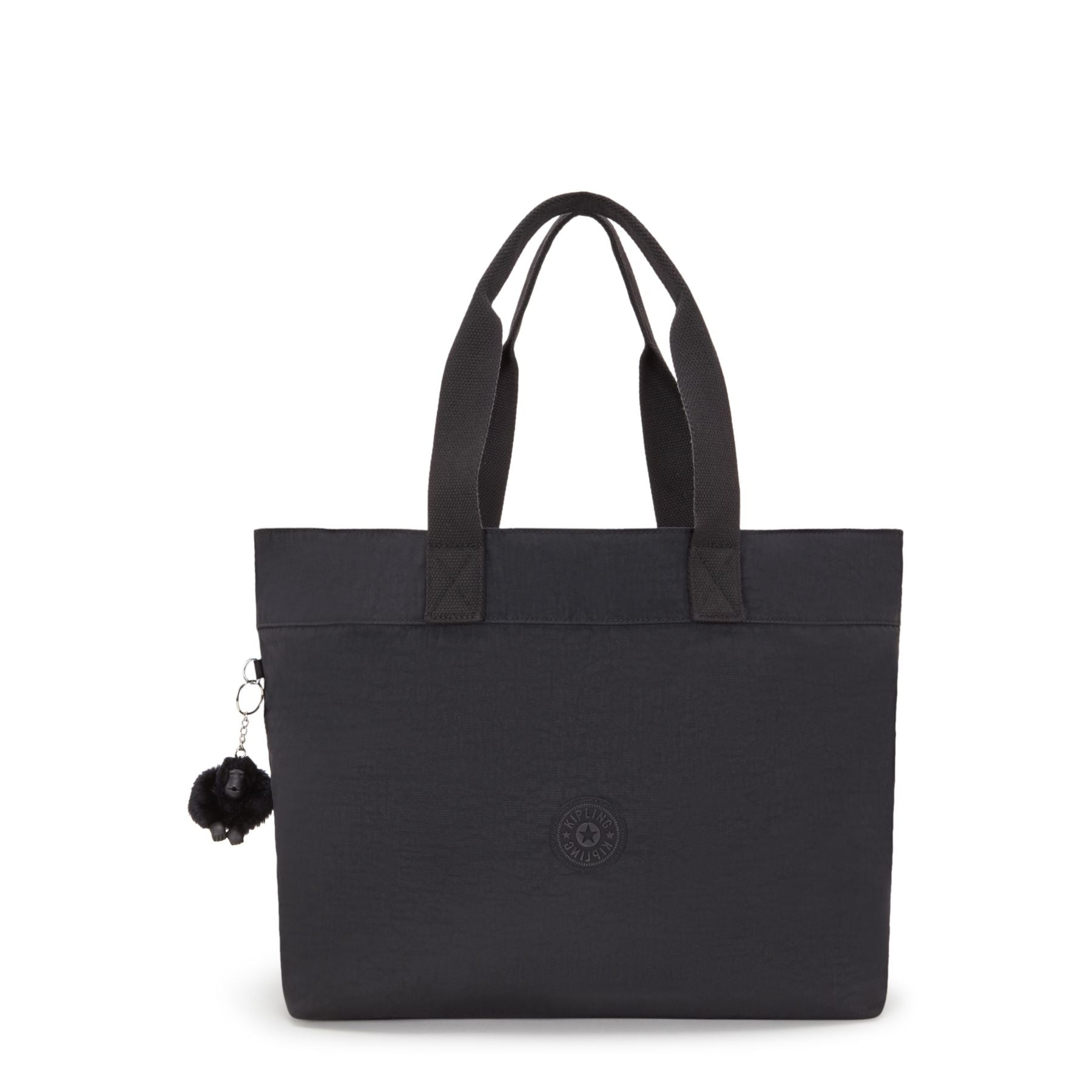 Kipling Colissa Large Tote Bag with Laptop Compartment - Stylish Black Noir Women's Work Bag for Office, Travel & Daily Use