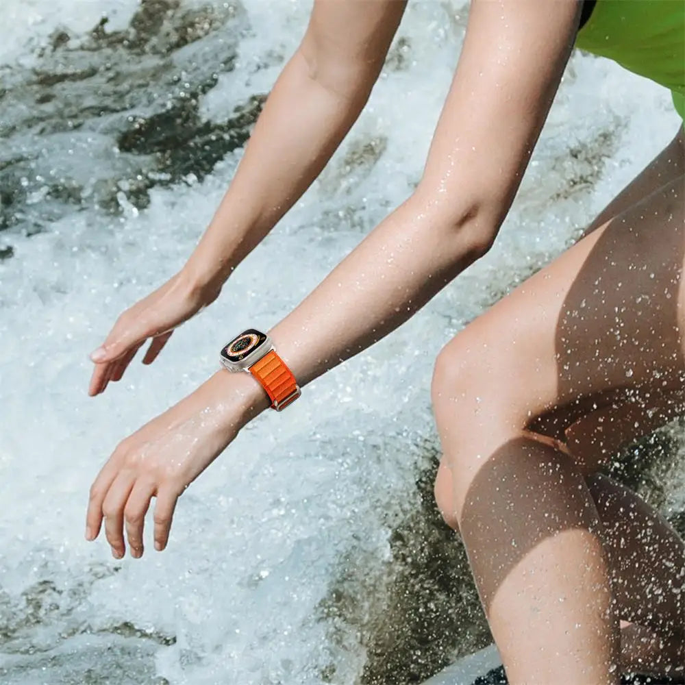 Upgraded Alpine Loop Smartwatch Band for 2025 - Premium Durable Nylon Strap Compatible with Garmin Fenix/Epix Series - Perfect for Hiking, Running & Outdoor Adventures