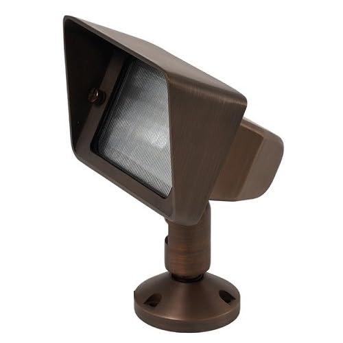 Wally LED Flood Light - Durable Brass Outdoor Lighting Fixture for Garden, Patio, and Security Use