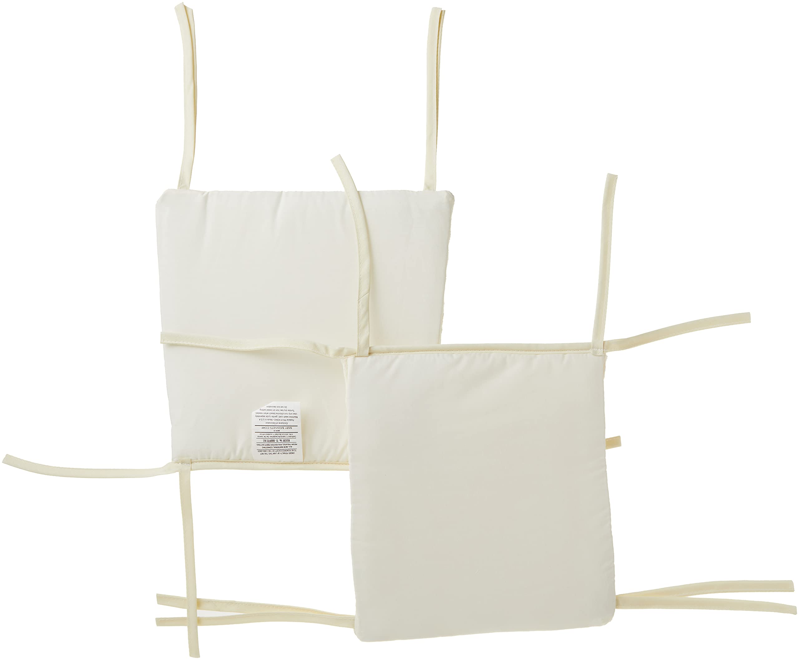 Heavenly Soft Baby Doll Bedding & Rocking Chair Cushion Pad Set - Ivory White | Perfect for Nursery Decor, Kids Room Accessories & Toddler Playtime