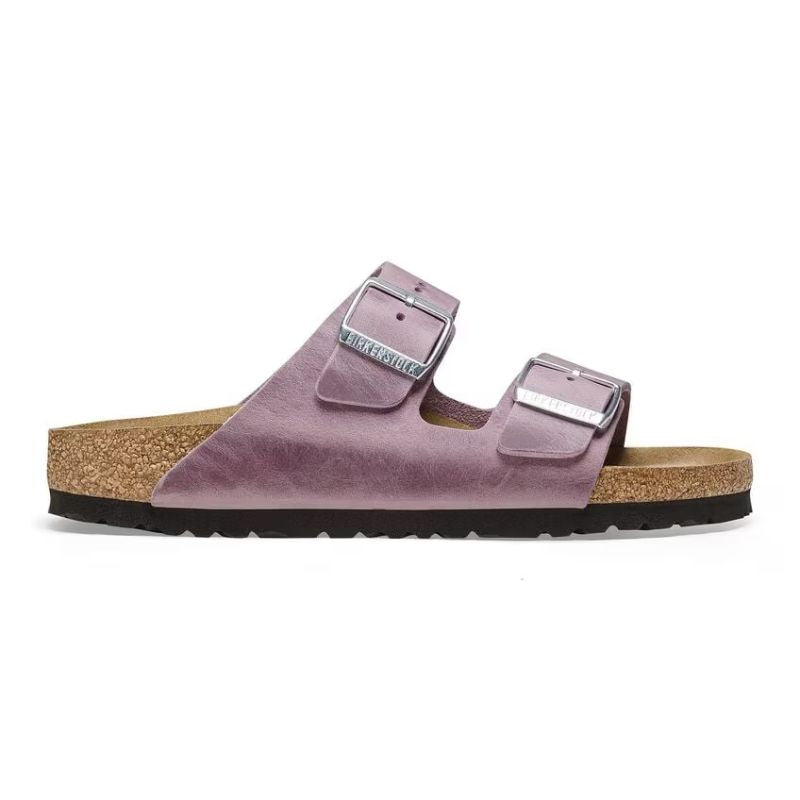 Arizona Women's Oiled Leather Sandals in Lavender | Comfortable Casual & Boho Style Footwear for Summer, Beach, and Everyday Wear