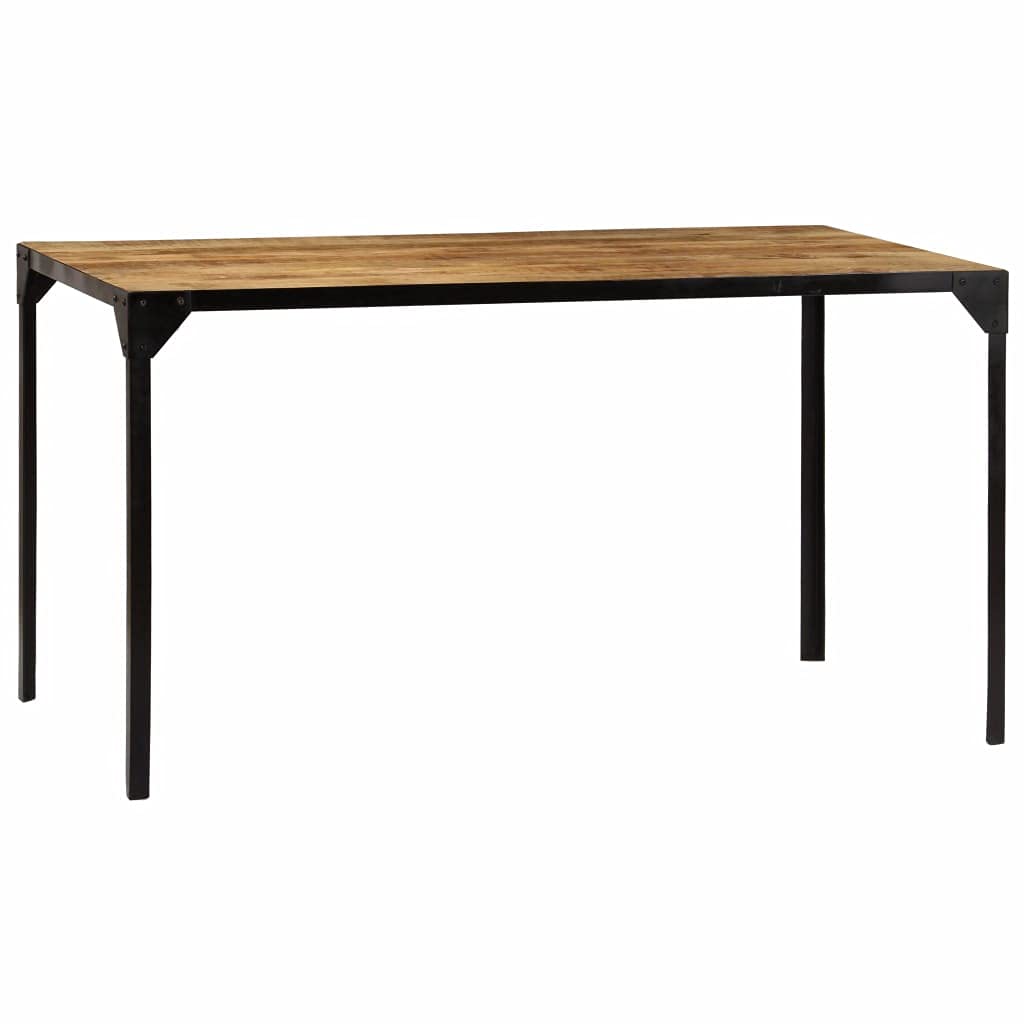 Premium Solid Mango Wood Round Pub Table - 55.1