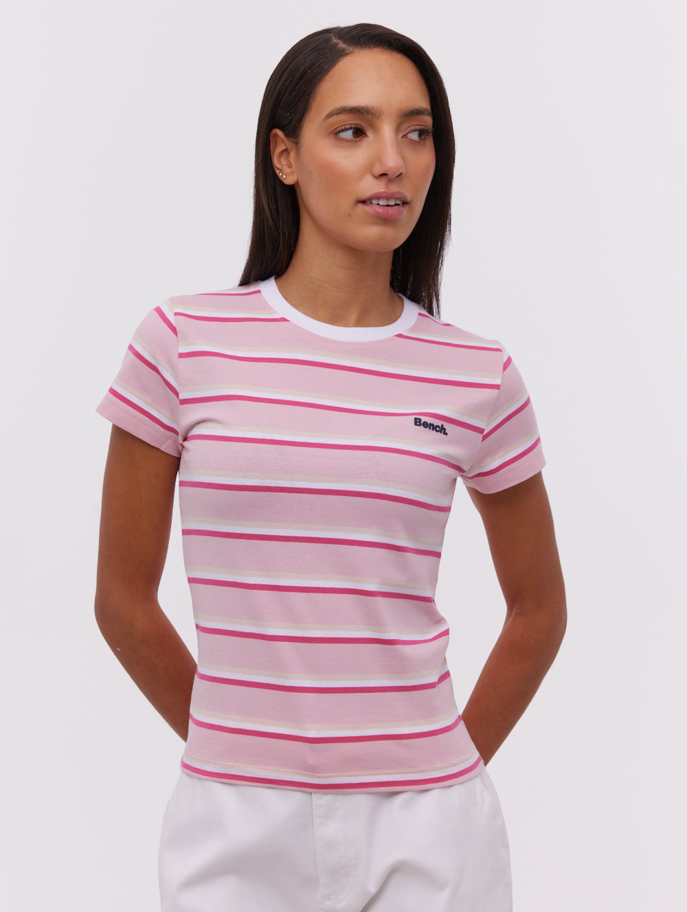Hollier Multi Striped T-Shirt for Men - Comfortable Casual Tee with Stylish Stripes - Perfect for Everyday Wear, Outings, and Relaxing at Home