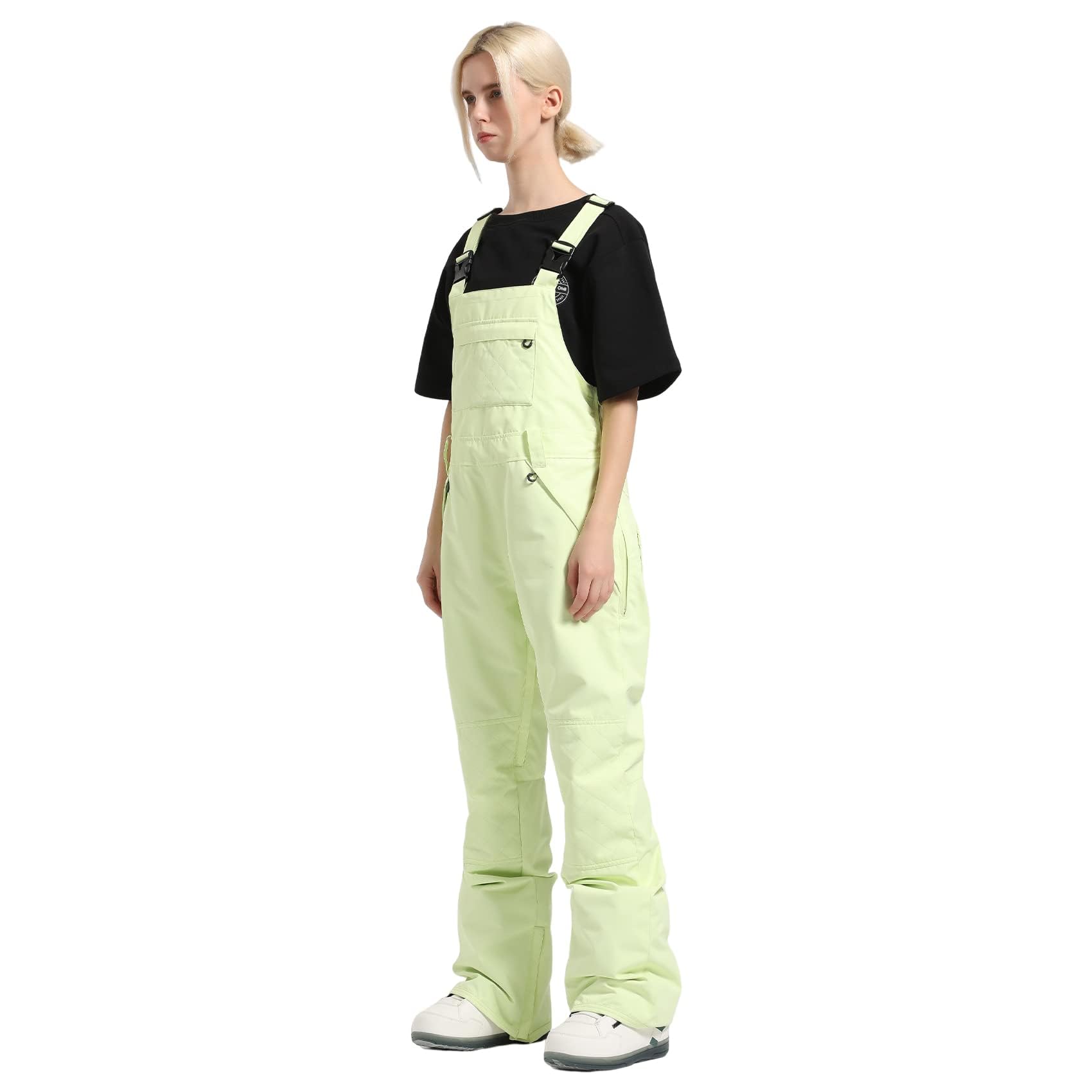 Women's Waterproof Insulated Ski Bib Overalls - Soft Ripstop Snow Pants for Skiing & Snowboarding | Winter Sports, Outdoor Activities & Cold Weather Protection
