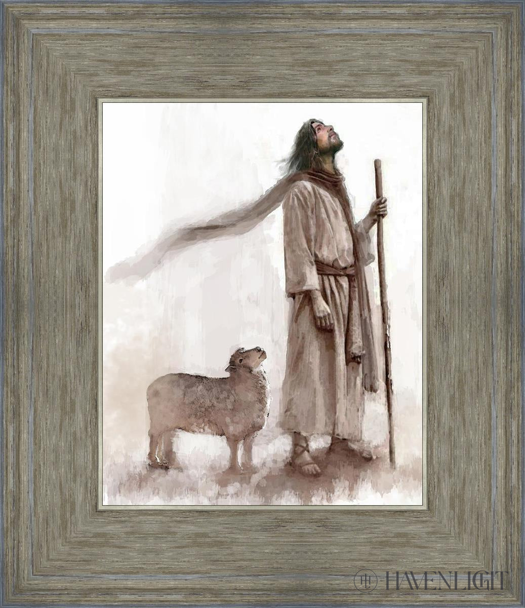 Look To Him By Yongsung Kim - Inspirational Christian Wall Art for Home & Office Decor - Perfect for Living Room, Bedroom, Church Gift