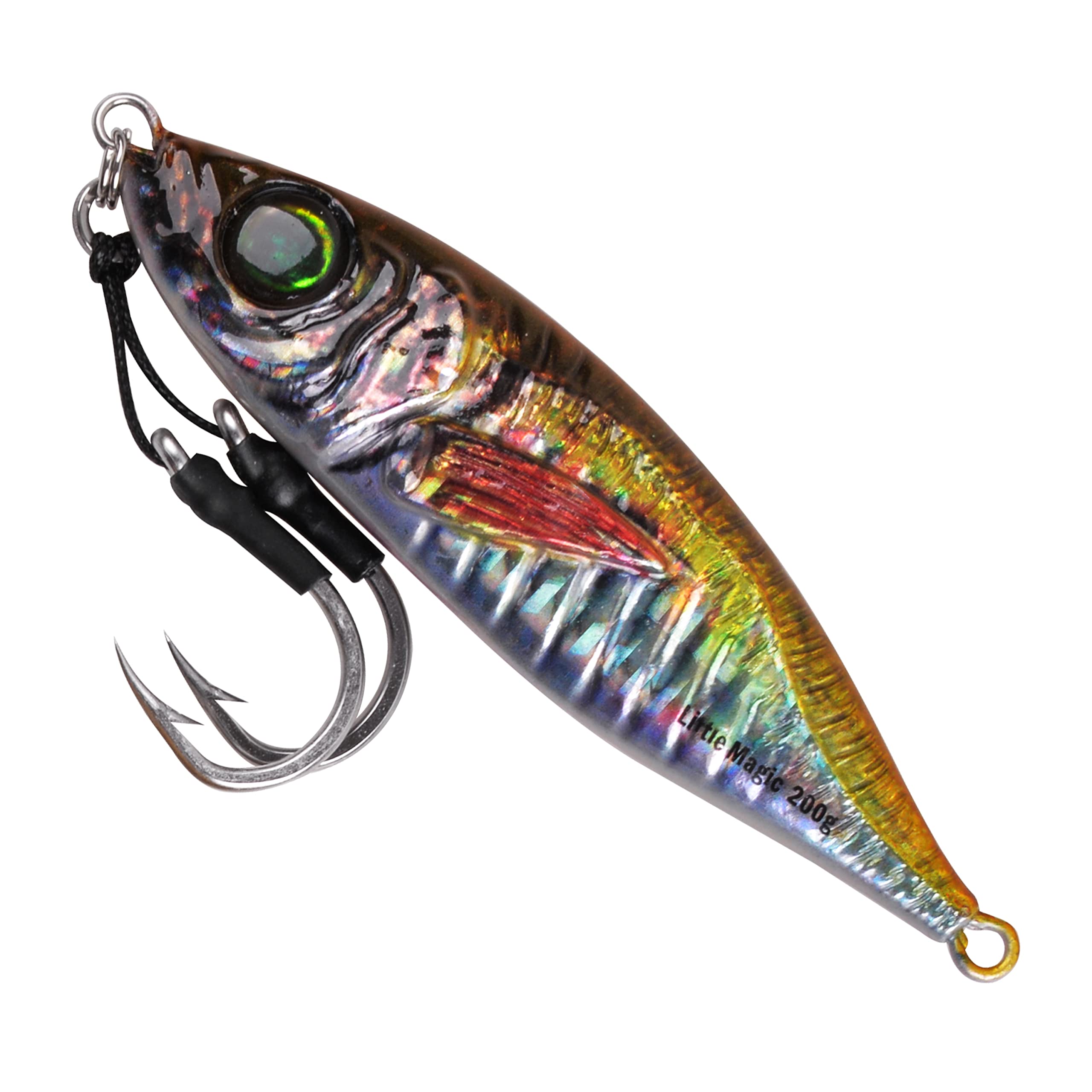 OROOTL Slow Pitch Jigging Lures - Saltwater Vertical Jigging Spoons with Assist Hooks - Heavy Metal Blade Baits for Tuna, Bass, Grouper, Snapper & Salmon - Perfect for Deep Sea Fishing & Offshore Angling Adventures