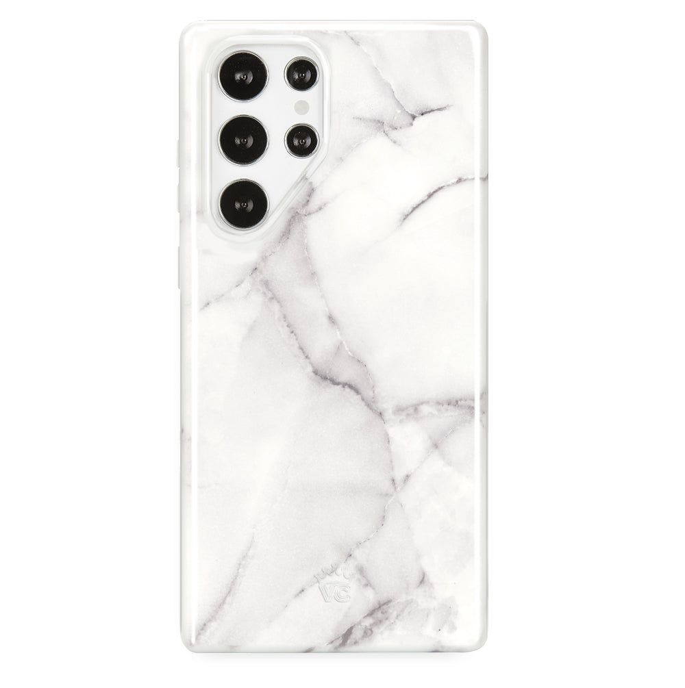 Premium Carrara Marble Samsung Phone Case - Elegant & Durable Protection for Galaxy S21/S22/S23 - Perfect for Business & Luxury Lifestyle