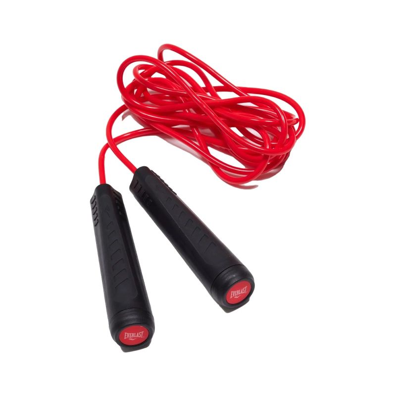 Everlast Adjustable Weighted Jump Rope - Adjustable Length & Weight for CrossFit, Boxing, Cardio Workouts - Perfect for Home Gym & Fitness Training