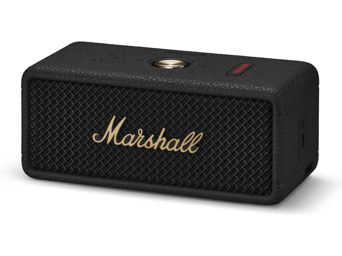 Marshall Emberton III Portable Bluetooth Speaker - Waterproof Wireless Speaker with 20+ Hours Playtime, Rich Bass & Compact Design - Perfect for Outdoor Adventures, Beach Parties & Home Use