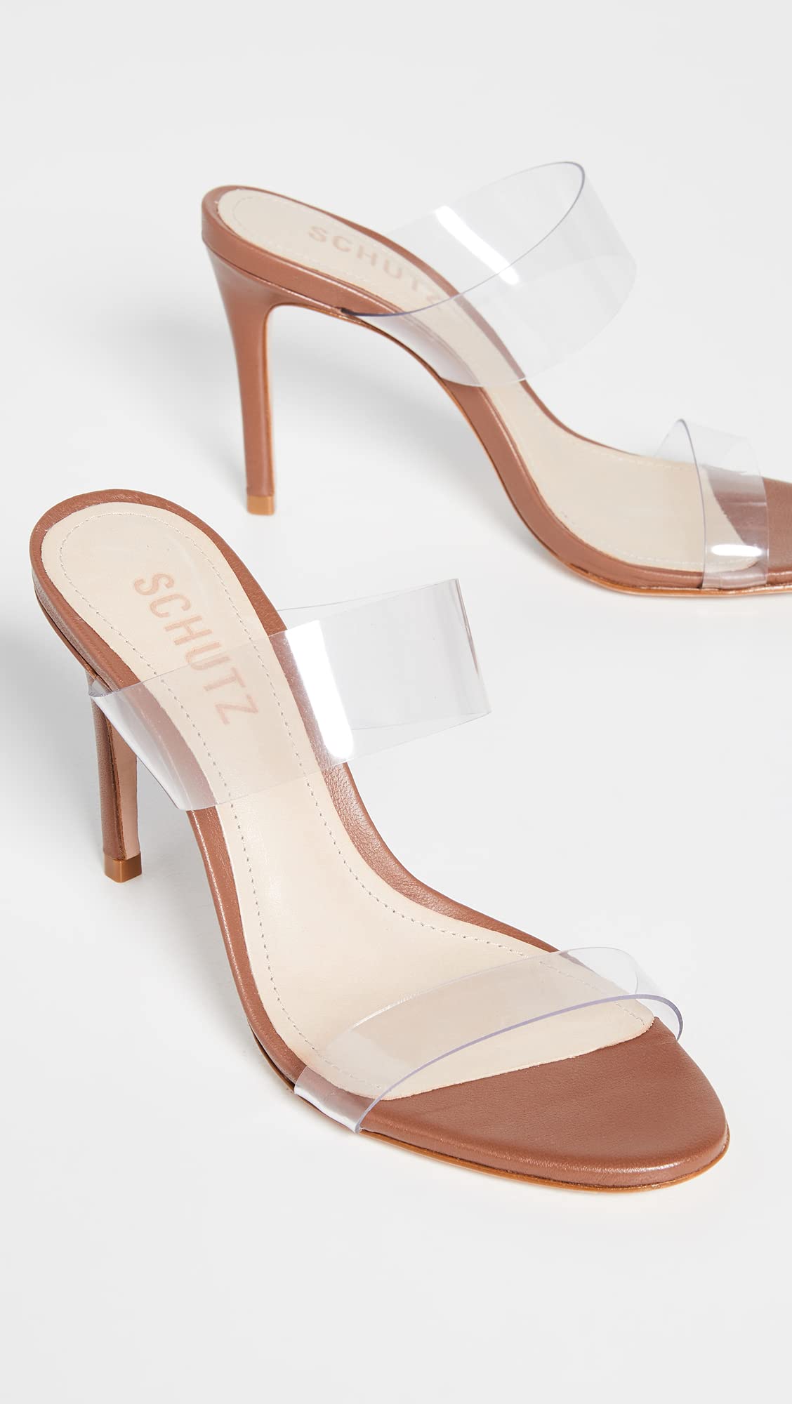 SCHUTZ Women's Ariella Strappy Sandals - Comfortable Heeled Sandals for Women | Summer Wedge Sandals with Ankle Strap | Perfect for Beach, Party & Date Night