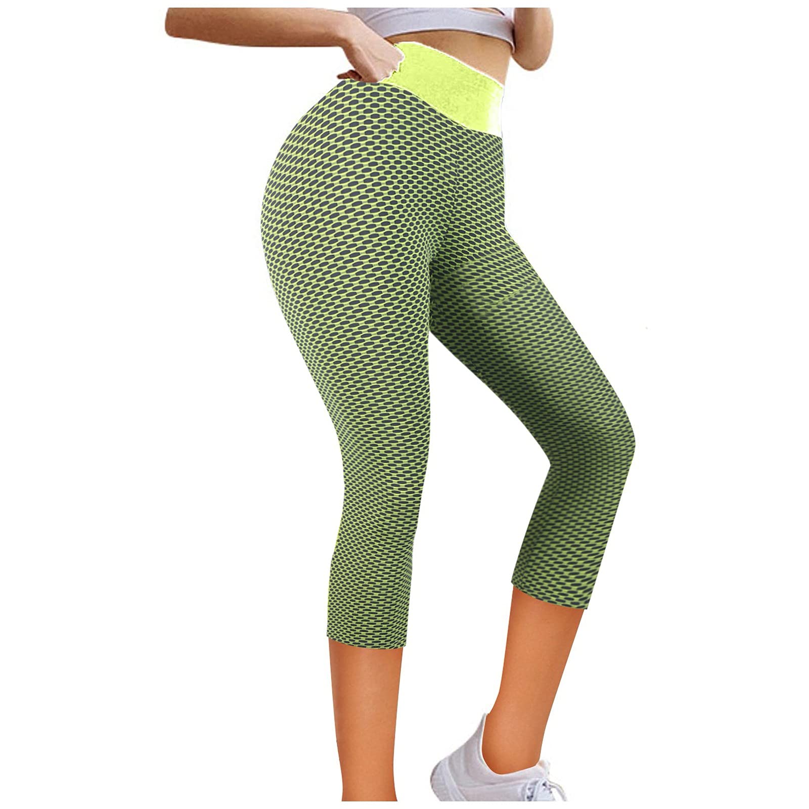 Women's High-Waist Yoga Pants with Pockets - Stretchy Workout Leggings for Running, Gym & Activewear - Comfortable Sweatpants for Women
