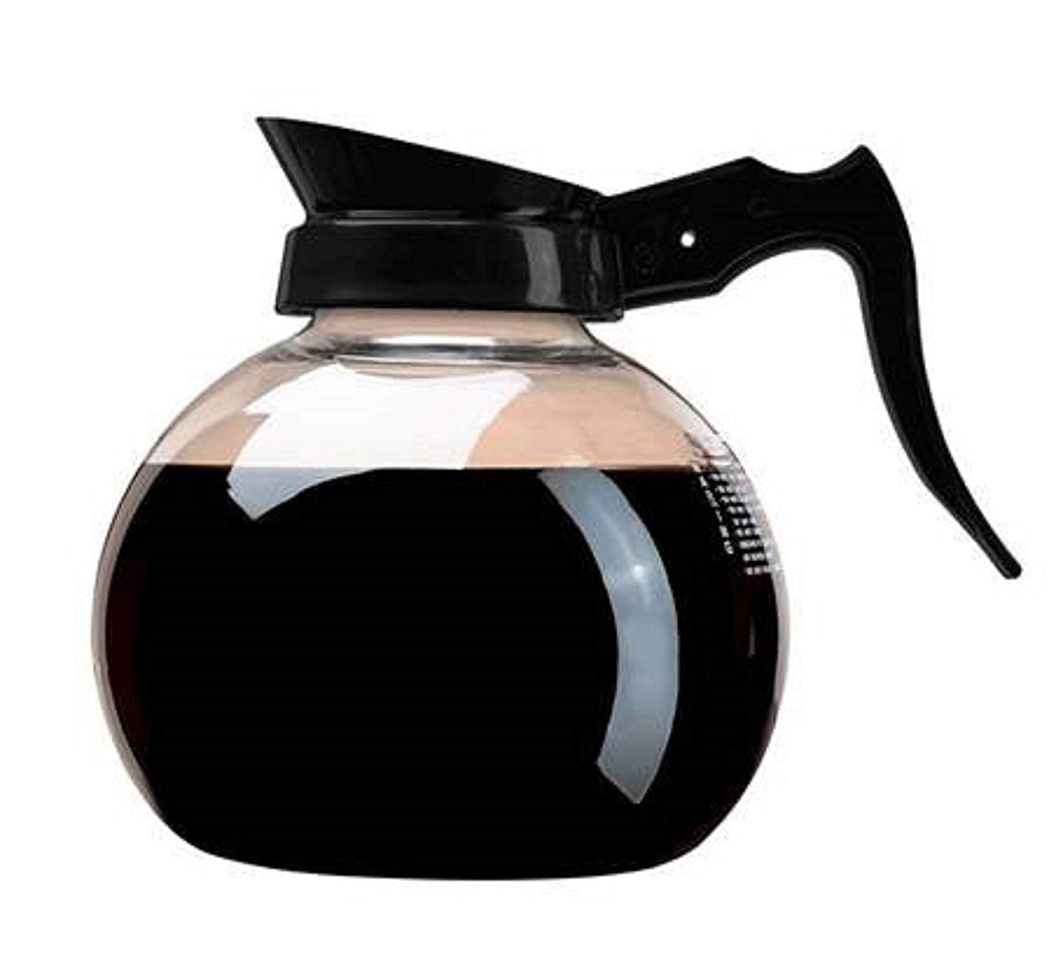 Premium Glass Carafe - Durable Commercial Replacement Pot for Coffee, Tea & Beverages - Ideal for Restaurants, Cafes & Home Use