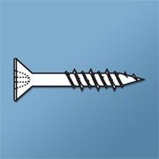CON Concrete Screws - Phillips Flat Head, Bronze & White Coating for Masonry, Brick, and Concrete - Ideal for Outdoor Construction and DIY Projects