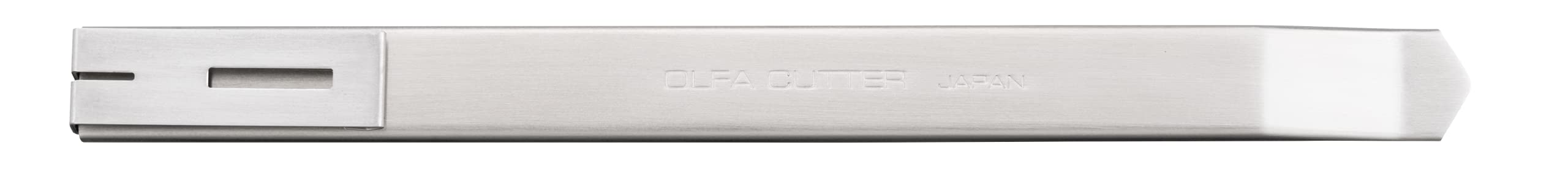 OLFA 9mm Stainless-Steel Utility Knife (SVR-2) - Retractable Precision Craft Knife with Snap-Off Blades for DIY, Art, Packaging & Home Projects - Includes Replacement Blades - Heavy Duty Stainless Steel Construction