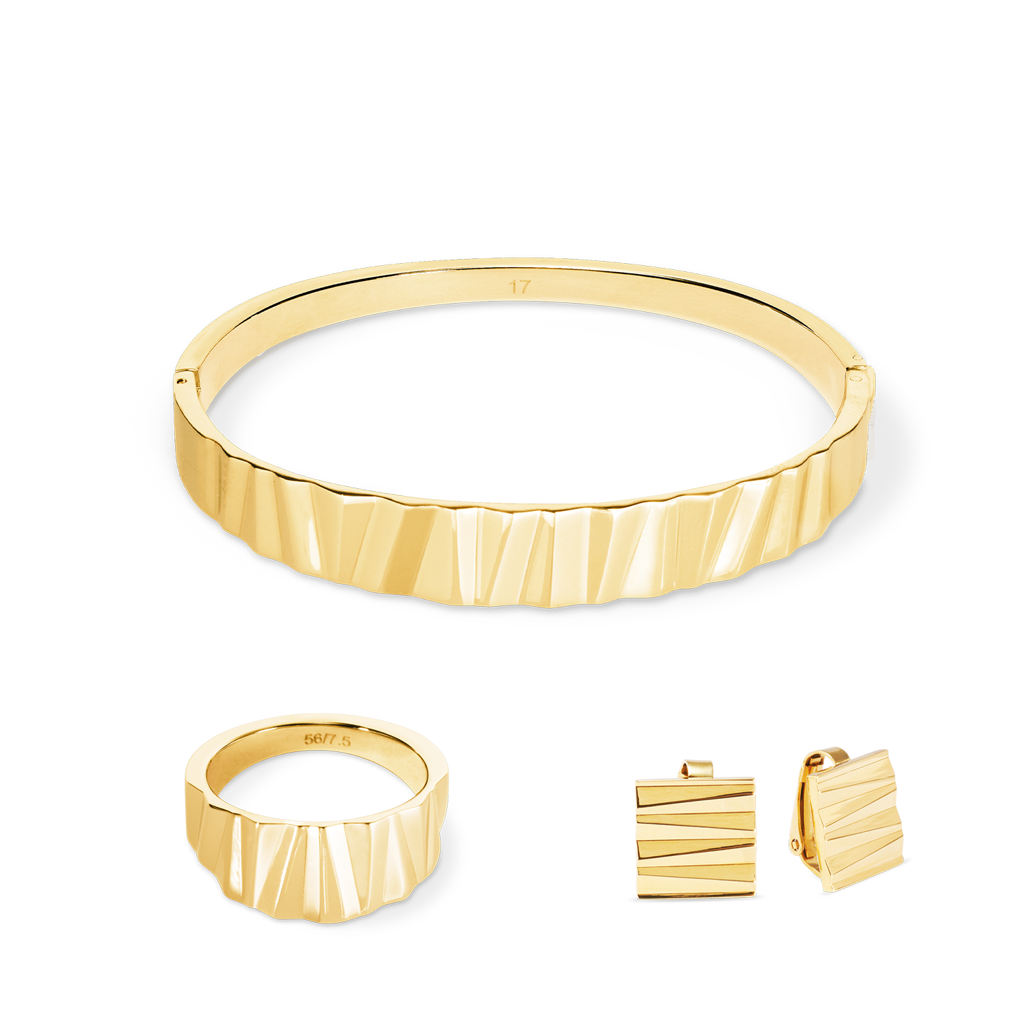 Classic Gold Wave Ring for Women - Elegant & Stylish Jewelry for Everyday Wear, Parties & Special Occasions