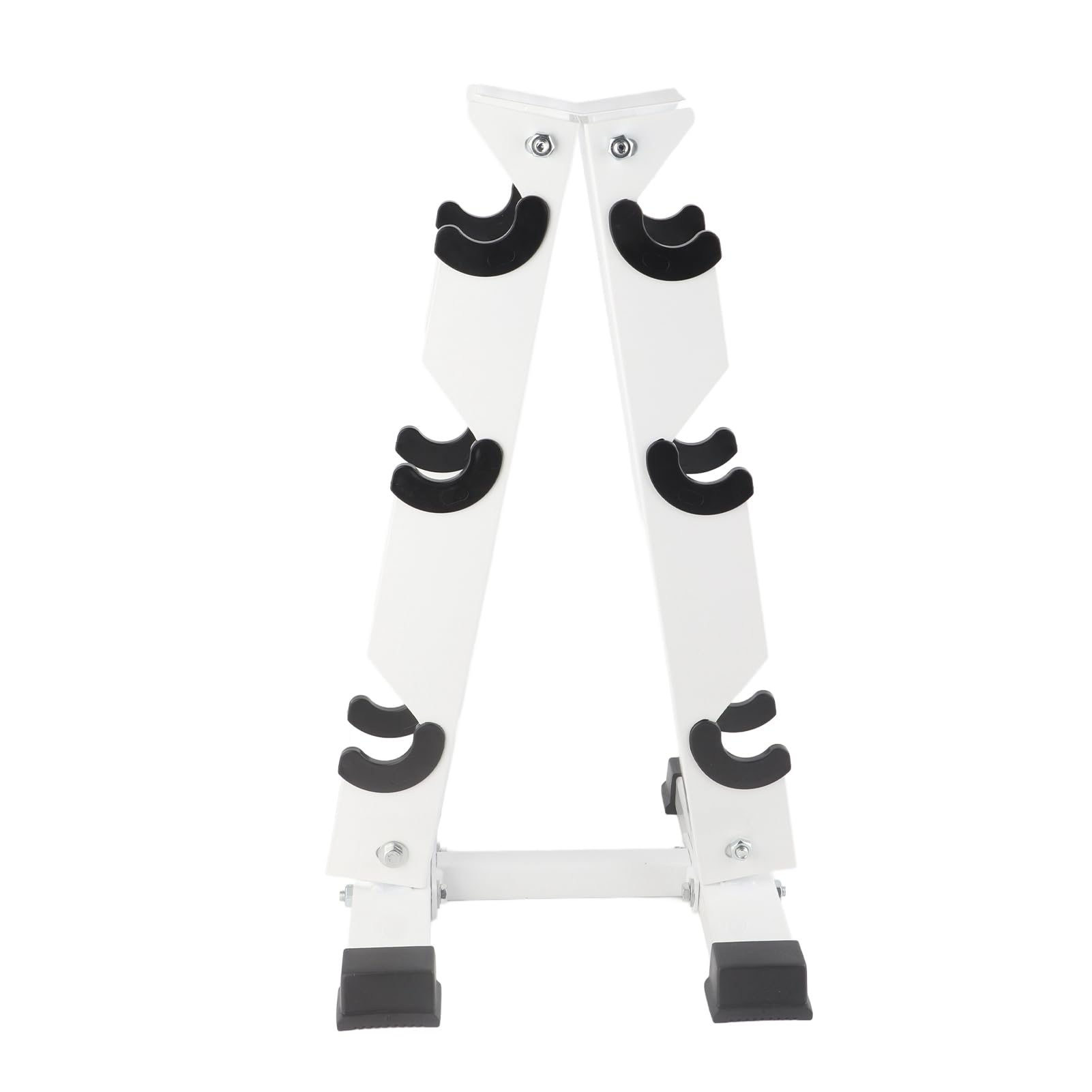 VGEBY 3-Tier A-Frame Dumbbell Rack Stand - Heavy Duty Weight Storage Organizer for Home Gym Equipment - Perfect for Dumbbell Organization in Garage, Basement & Fitness Studios
