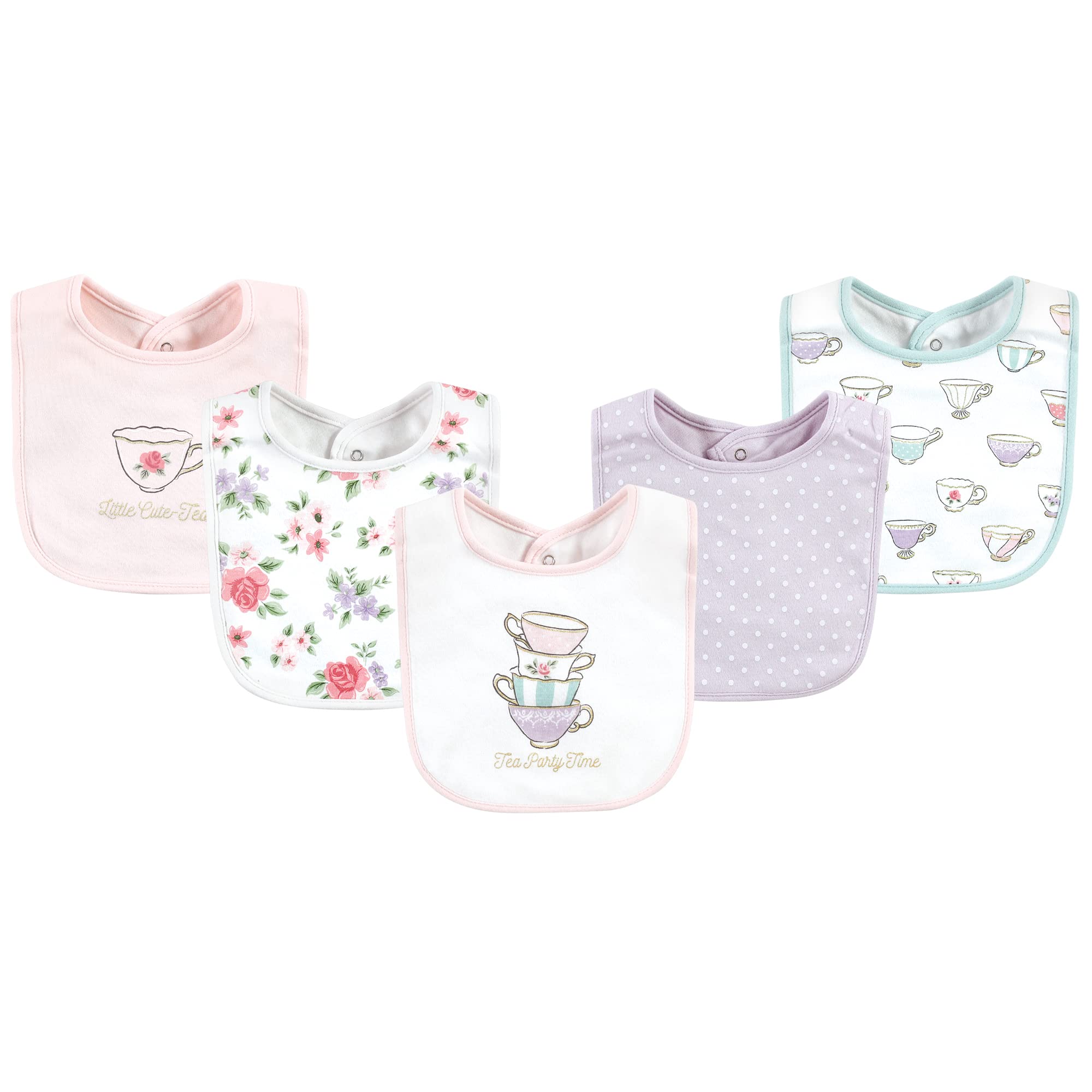 Hudson Baby Unisex Cotton Bibs for Infants & Toddlers - Soft, Absorbent, and Durable for Feeding, Mealtime, and Drool Protection