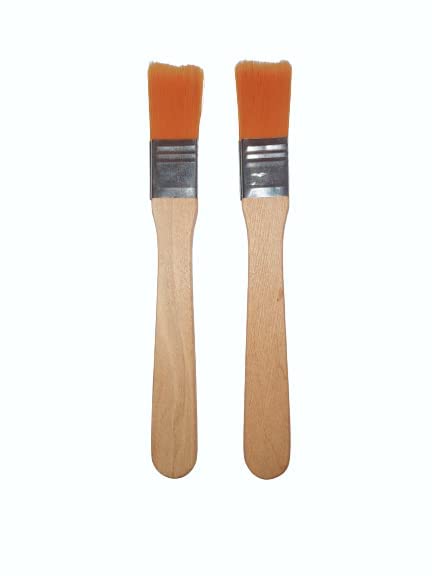 ESD Safe Wooden Brush for PCB Cleaning - 2 Pack Soft Bristle Brushes for Sensitive Electronics, Gentle & Effective Cleaning (Multicolor) | Ideal for Circuit Boards, Motherboards & Electronic Components Maintenance