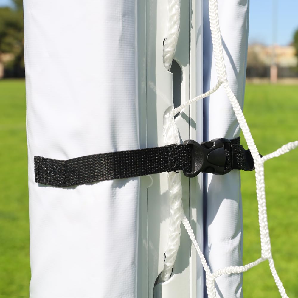 Agora Football Goal Post Pads - Set of 2 for Soccer Training and Game Protection - Perfect for Youth, High School, and Recreational Soccer Matches