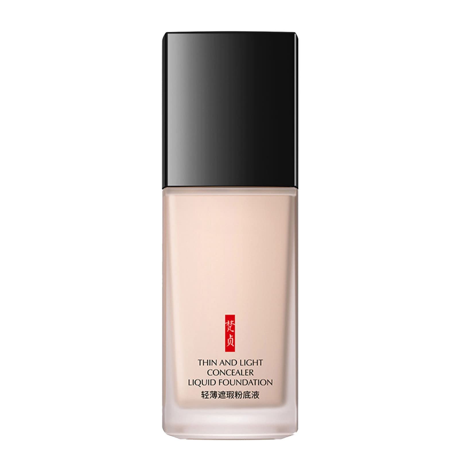 Lightweight Liquid Concealer Foundation - 30ml Vegan, Sweatproof & Refreshing for Flawless Coverage | Perfect for Daily Makeup & Sensitive Skin