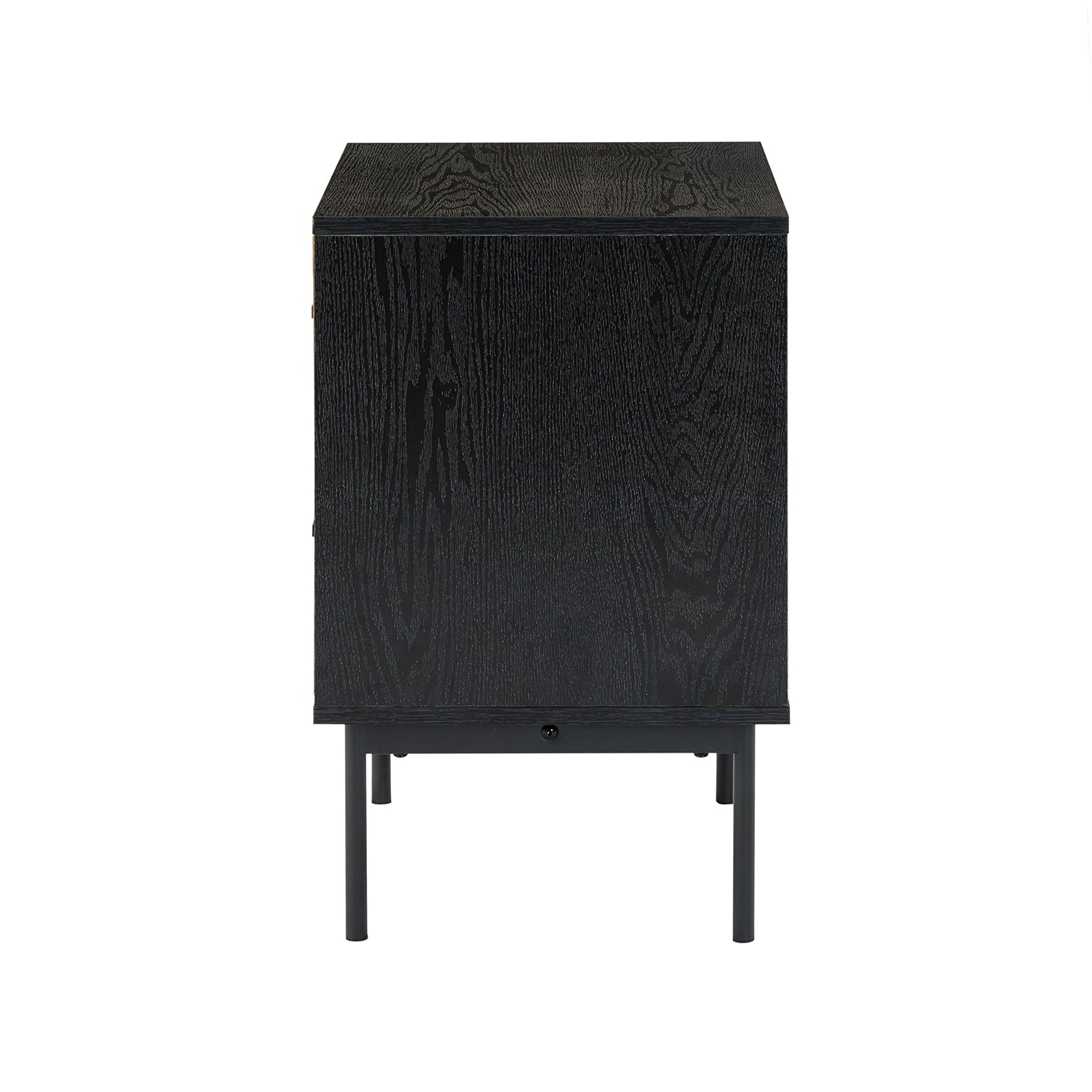 Modern Nightstand with Two Drawers - Nahuel Bedside Table with Optional Styles for Bedroom, Living Room & Guest Room - Sturdy Wooden End Table with Storage for Home Decor