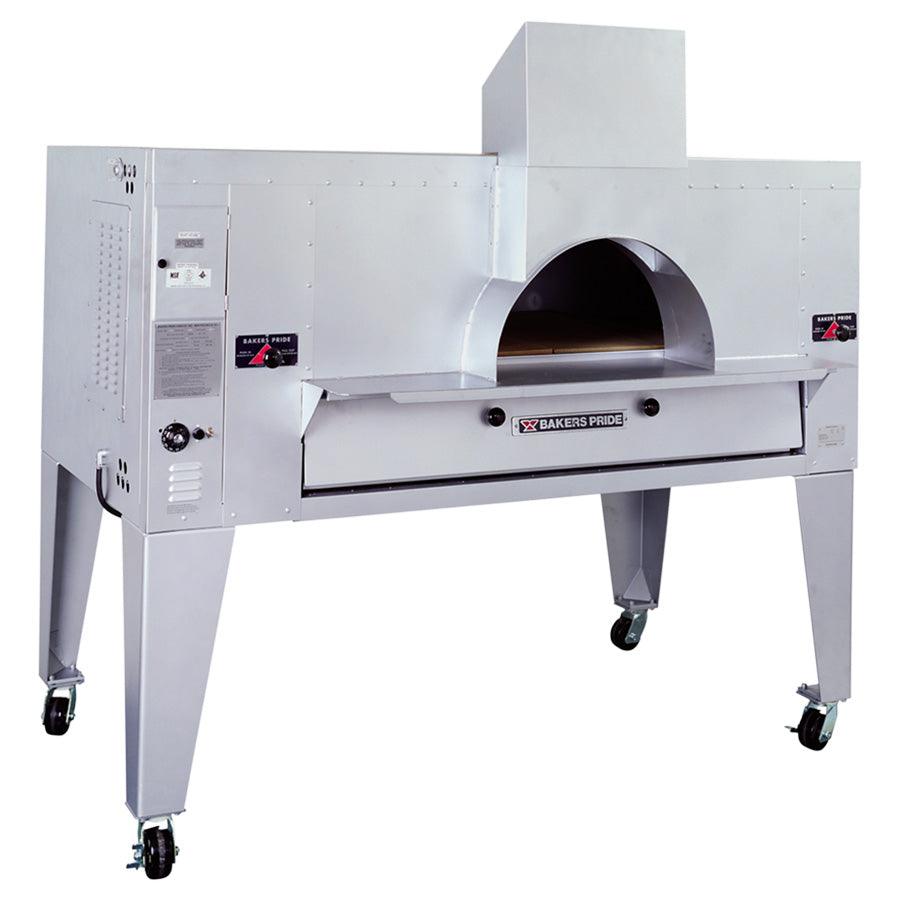 Bakers Pride FC 516 IL Forno Classico Single Stack Natural Gas Deck Pizza Oven - 140,000 BTU High Performance for Pizzerias, Restaurants & Commercial Kitchens