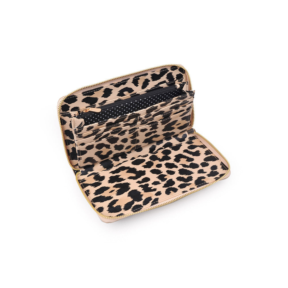 Tessi Leopard Print Wallet for Women - Stylish & Durable Leather Card Holder - Perfect for Everyday Use, Travel & Gift Giving