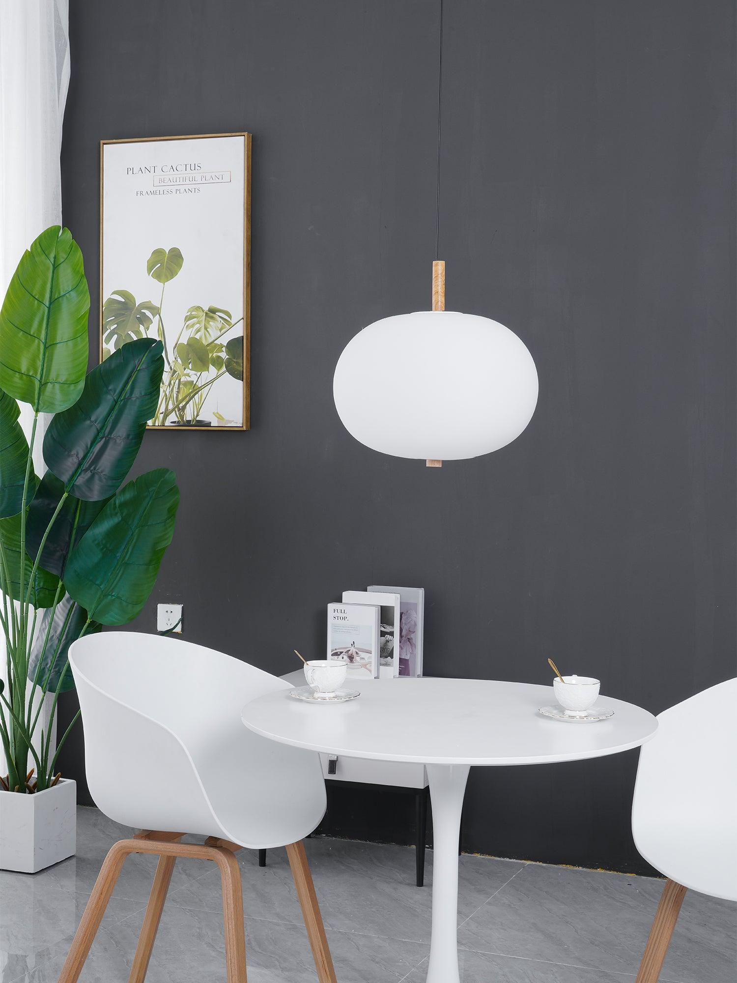 Ilargi Pendant Light - Modern Moon-Shaped Hanging Lamp for Dining Room, Kitchen Island & Bedroom Lighting Decor