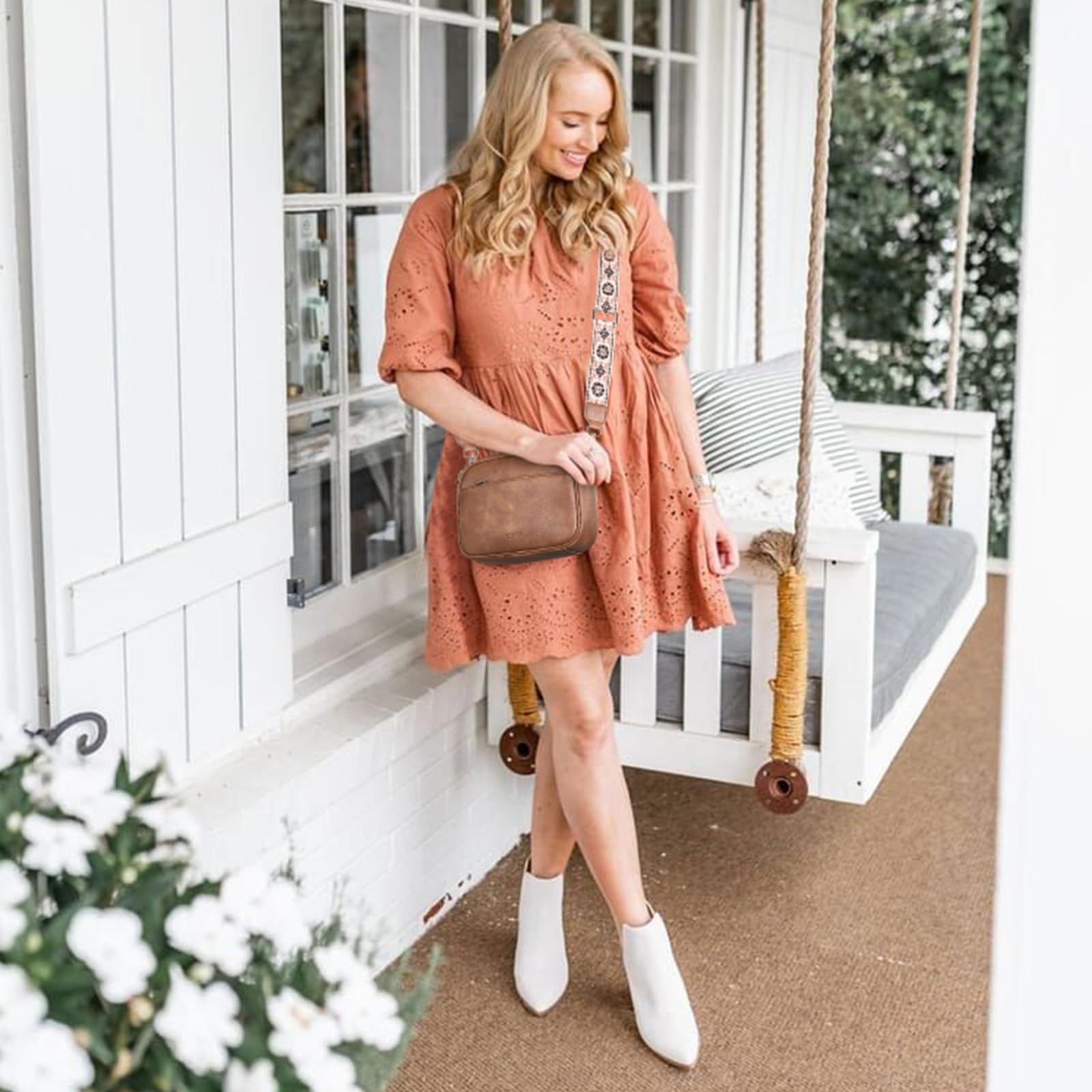 CLUCI Vegan Leather Crossbody Bags for Women - Adjustable Wide Strap Shoulder Handbag Purse | Perfect for Work, Travel & Everyday Use
