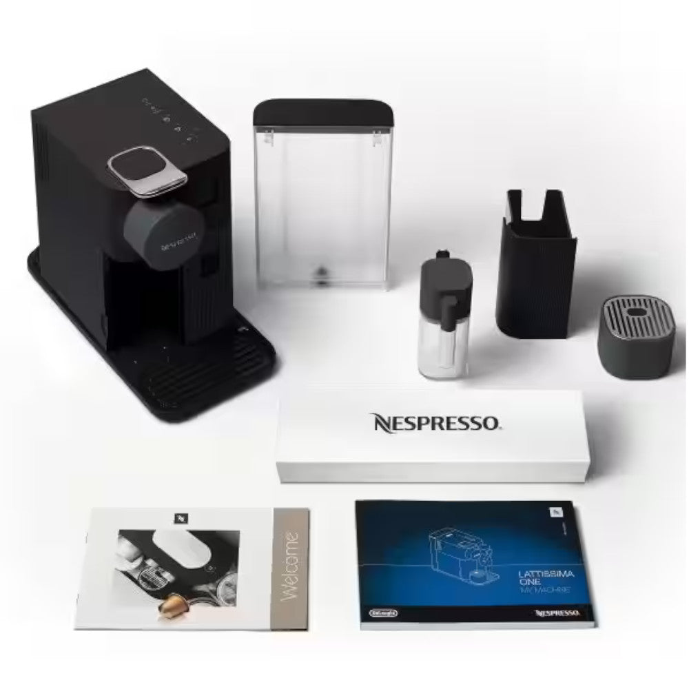 Original Nespresso Lattissima One EN500BCA Espresso Machine with Milk Frother - Perfect for Home Coffee Bars & Office Use