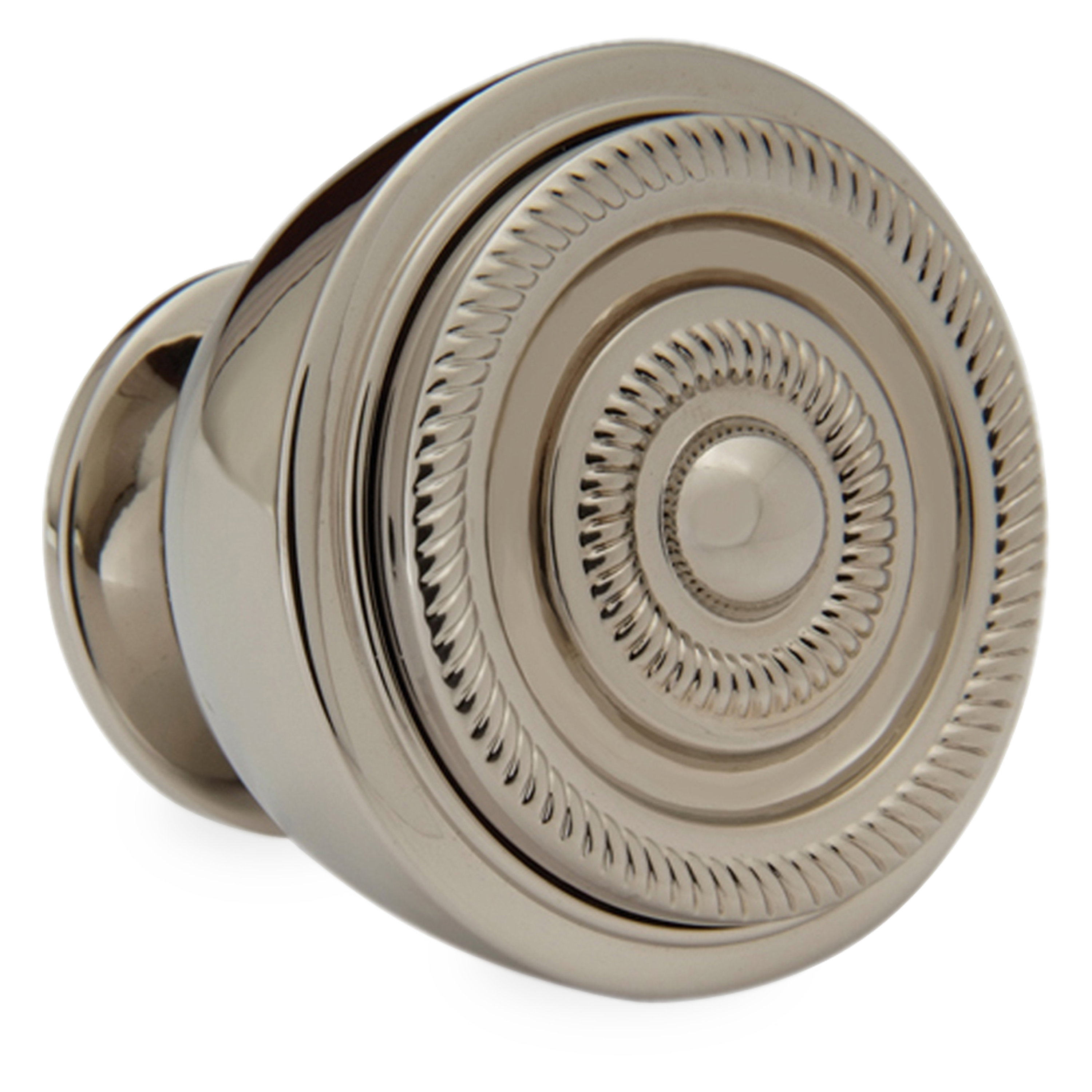 1-1/2 Inch Rope Font Cabinet Knob - Vintage Style Drawer Pull for Farmhouse, Shabby Chic, and Rustic Home Decor