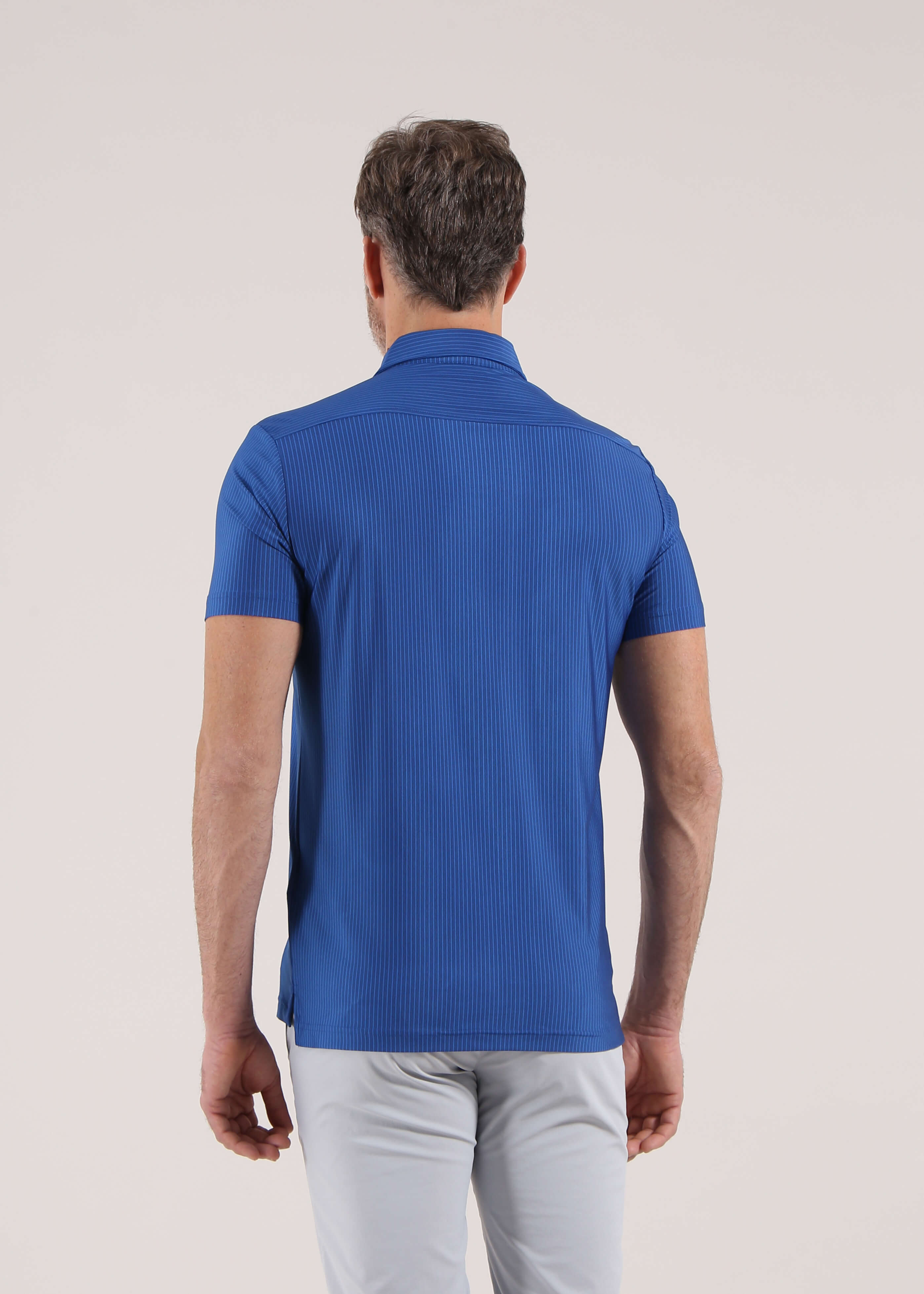 ARTONI Men's Striped Dry Matic® Polo Shirt - Moisture Wicking, Quick Dry, Breathable Performance Shirt for Golf, Tennis & Casual Wear | Final Sale