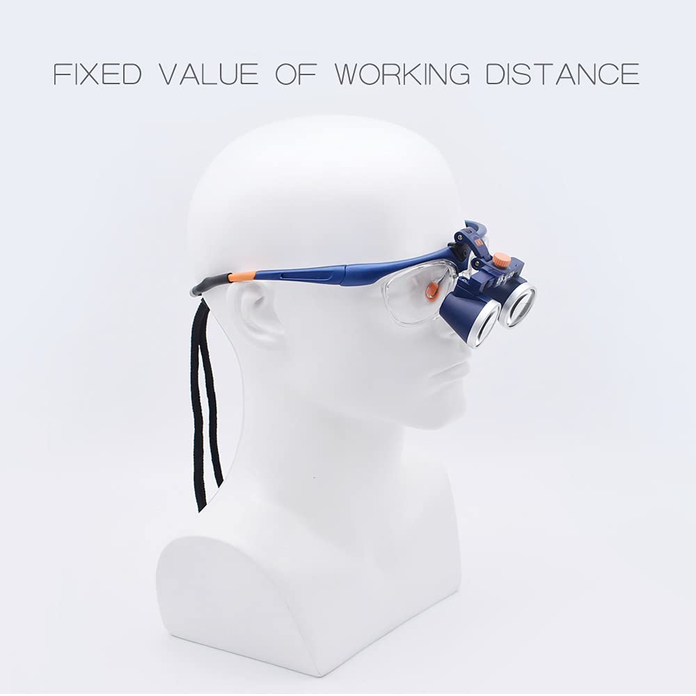 Ultra-Light 2.5X Magnifying Glass Binocular Loupes Headband - Hands-Free Magnifier for Jewelry Making, Watch Repair & Dental Work