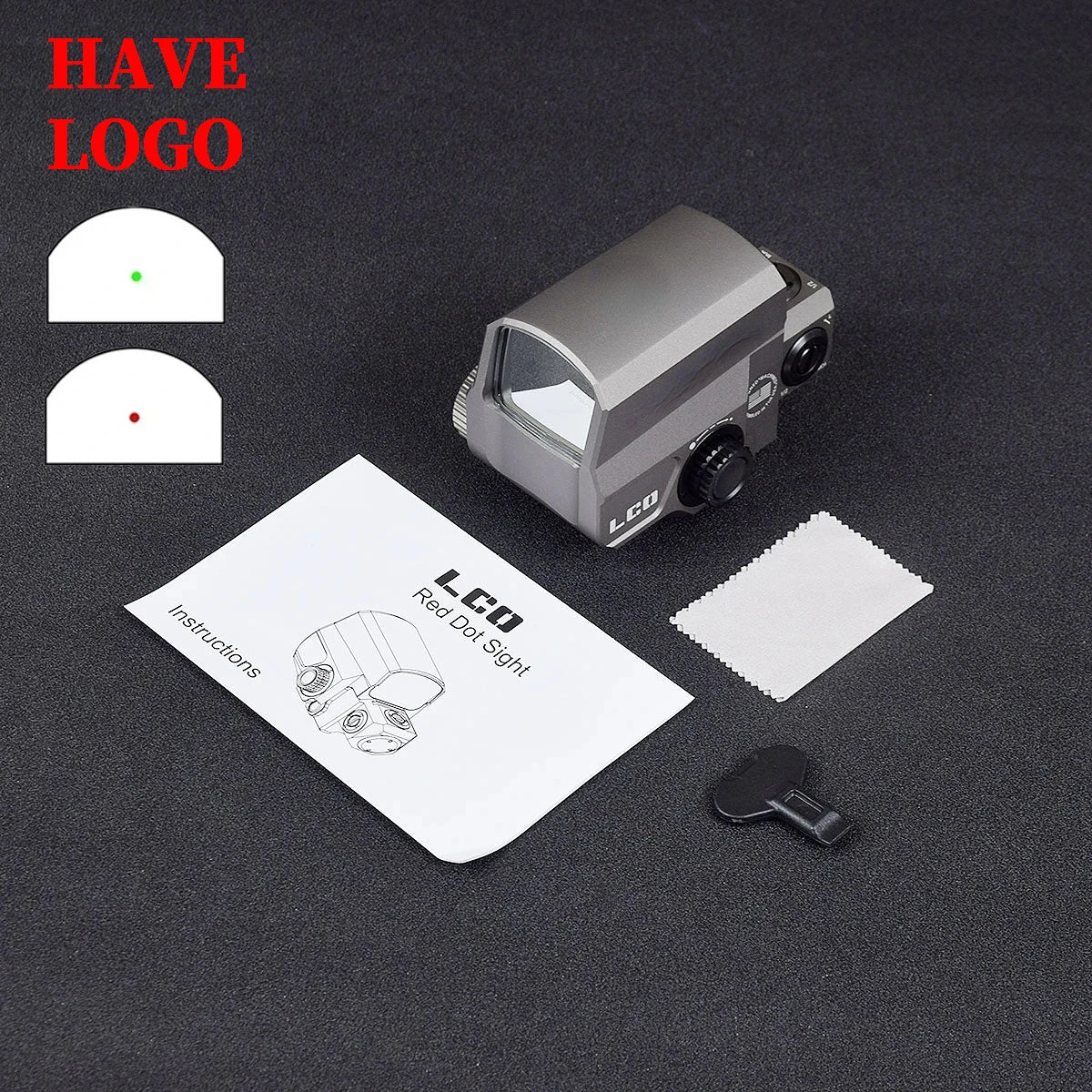Tactical LCO Red Dot Holographic Reflex Sight 551 553 558 - Compatible with 20mm Rail Mount - Rifle Scope for Hunting, Shooting & Outdoor Adventures - Perfect for Tactical, Home Defense & Range Practice
