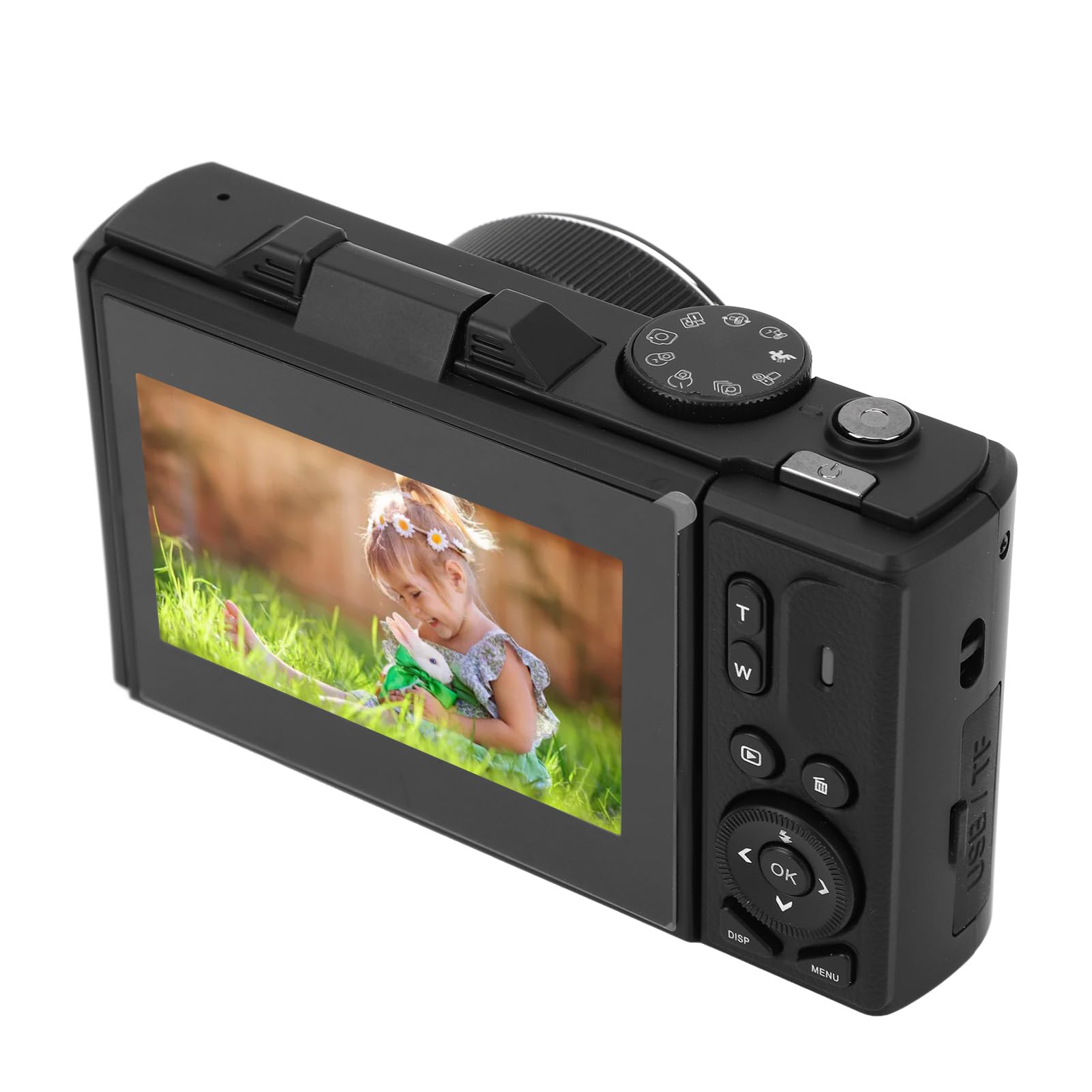 64MP Compact Digital Camera with Autofocus & Stabilization - 3