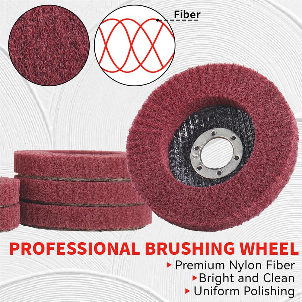 5Pcs 320 Grit Flap Disc 4.5 Inch Angle Grinder Sanding Disc - Perfect for Rust, Paint & Oxide Removal on Metal & Wood Surfaces - Ideal for DIY Projects, Metalworking & Woodworking