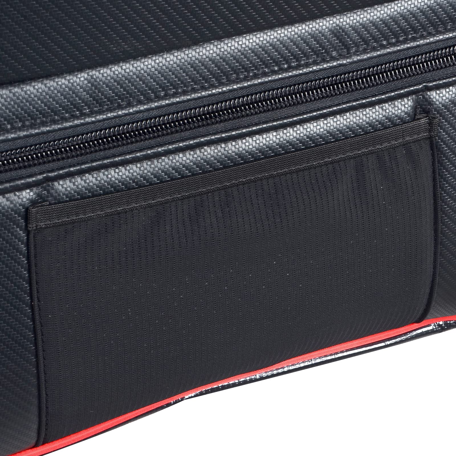 Goldfire Overhead Storage Bag - Universal Roof Top Organizer for Polaris RZR XP 1000 (2 & 4 Seat All Years) - Durable Tool Gear Bag with Red Piping - Perfect for Off-Road Adventures, Camping & Outdoor Storage