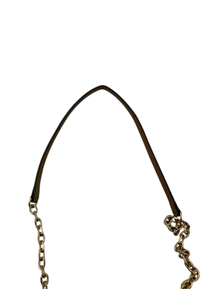 Tory Burch Saffiano Leather Wallet on Chain Crossbody Bag - Stylish & Compact for Everyday Use, Travel, and Parties