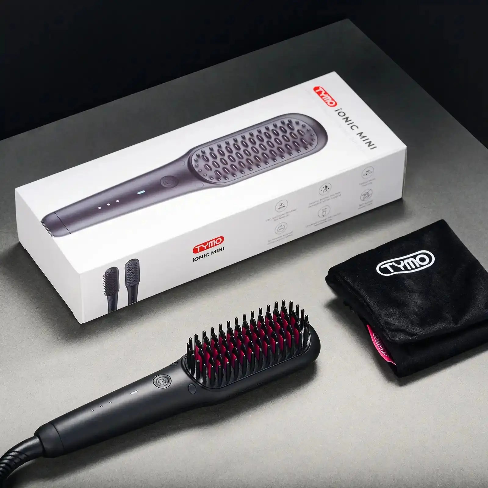 Tymo Ionic Mini Hair Dryer - Fast Drying, Lightweight & Compact Travel Blow Dryer for Salon-Quality Styling at Home or On the Go