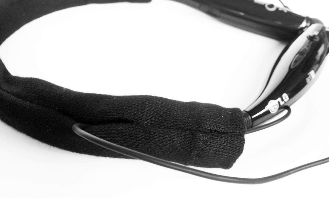 Soft Cover Compatible for LG HV-800 BHS-930 HV-900 HBS-800S EGRD G-Cord Neckband Bluetooth Headphone Headset - Replacement Case for Wireless Earbuds - Perfect for Workouts, Commuting & Travel