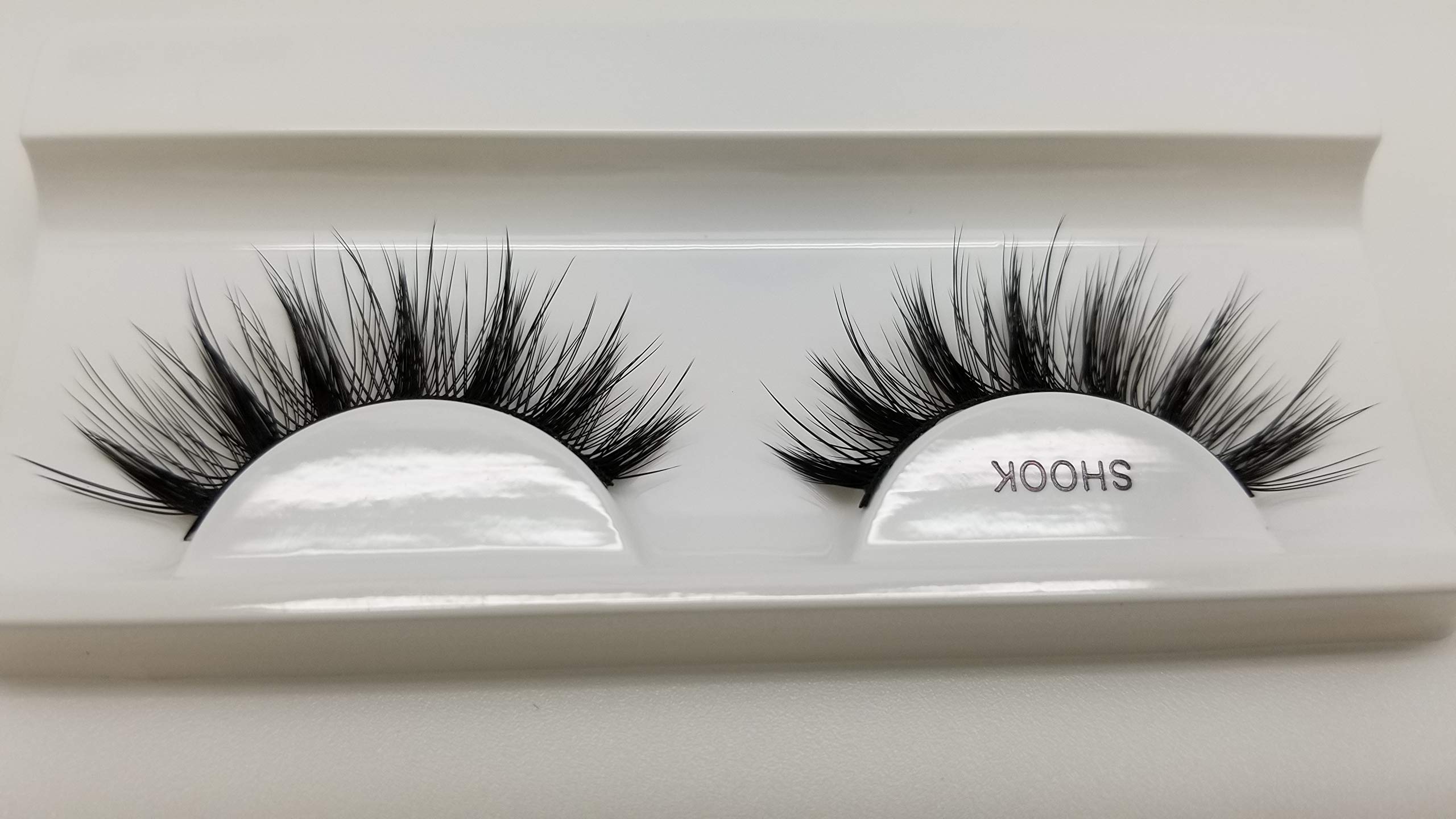 3D False Eyelashes - 100% Handmade Faux Mink Lashes (SHOOK) for Natural Volume & Glamorous Look | Perfect for Parties, Weddings & Daily Wear